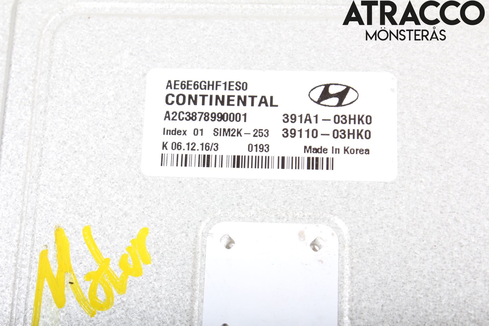 Hyundai IONIQ AE 17-22 Styreenhet Innsprøytning