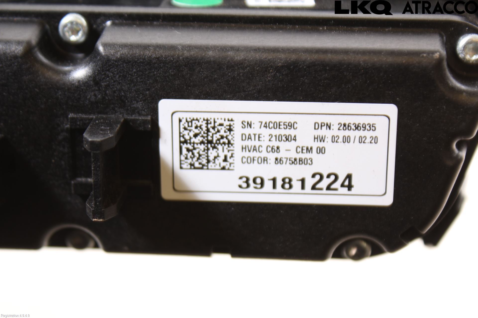 Opel CORSA F, CORSA-E 20- Varme Ac Betjening-Display