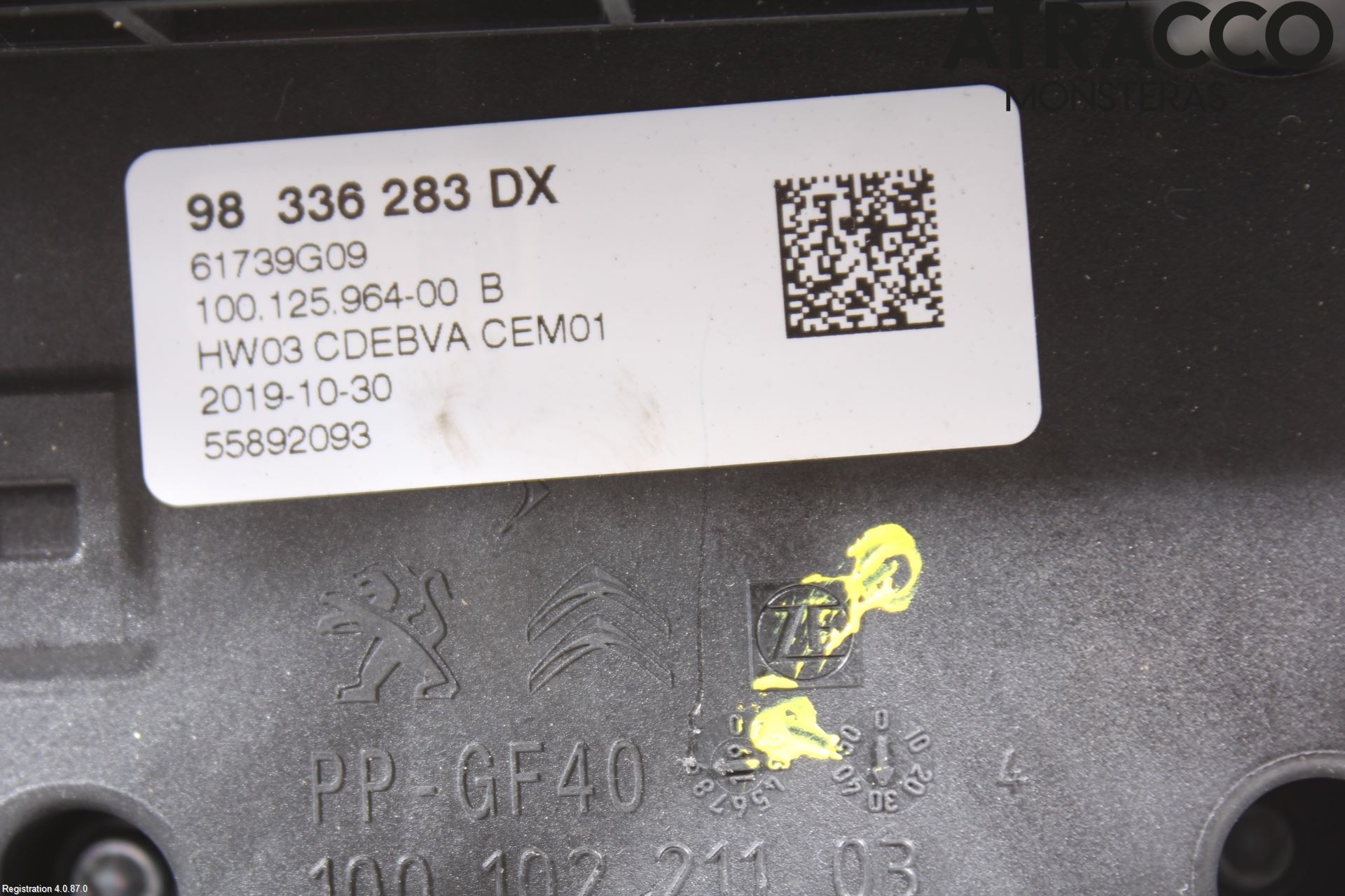 Citroen DS 7 CROSSBACK 19-23 Gearspak