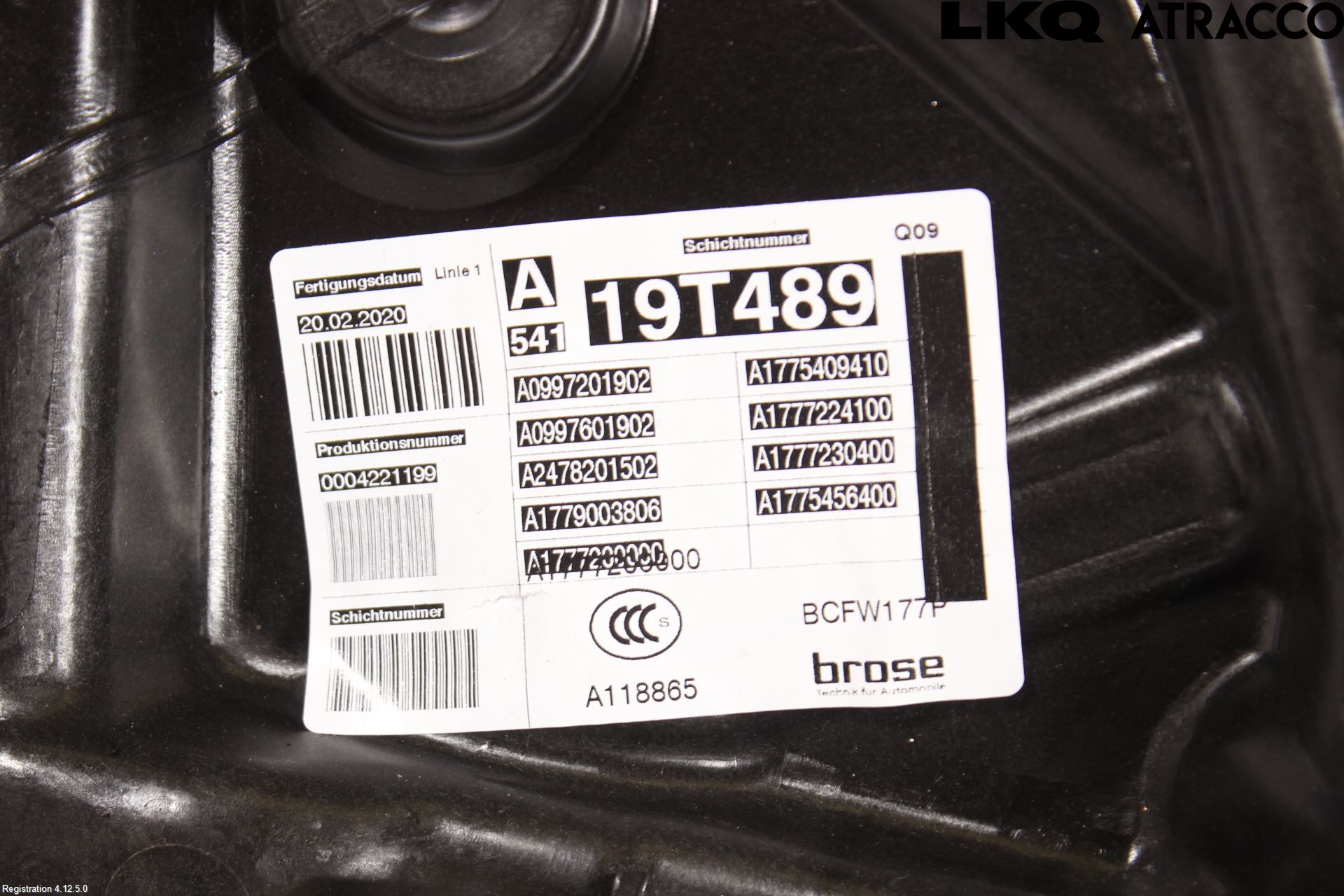 Mercedes-Benz MB A-KLASS (W177) 18- Vindusheis El Komp