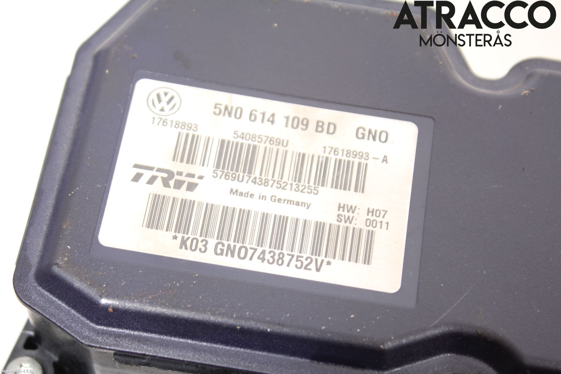 Volkswagen VW TIGUAN 07-16 Abs Hydraulikkaggregat