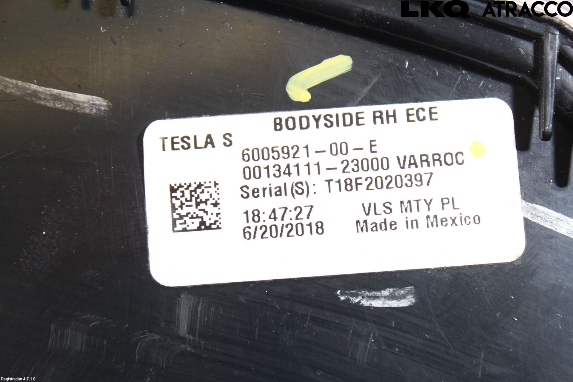 Tesla MODEL S 13- Baklykt Høyre