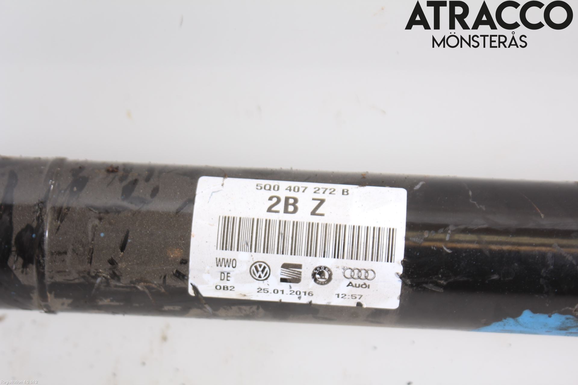 Audi A3/S3 8V 13-20 Drivaksel Foran Kompl Høyre