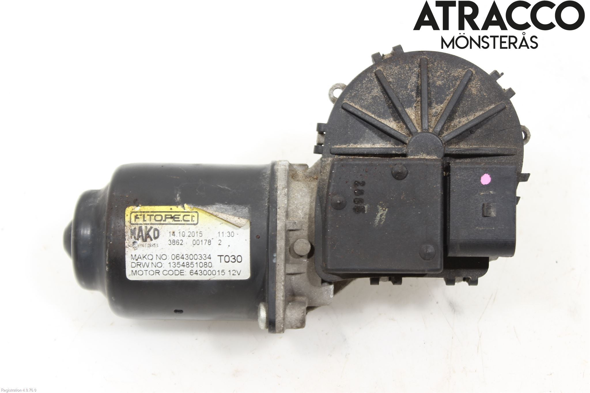 Peugeot BIPPER Viskermotor Frontrute