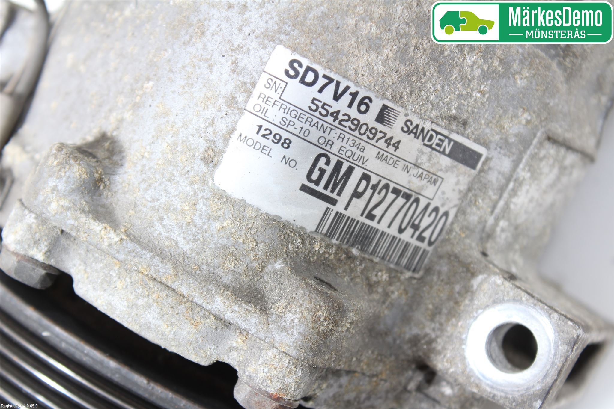 Saab 9-3 VER2/VER3 08-15 Varme Ac Kompressor