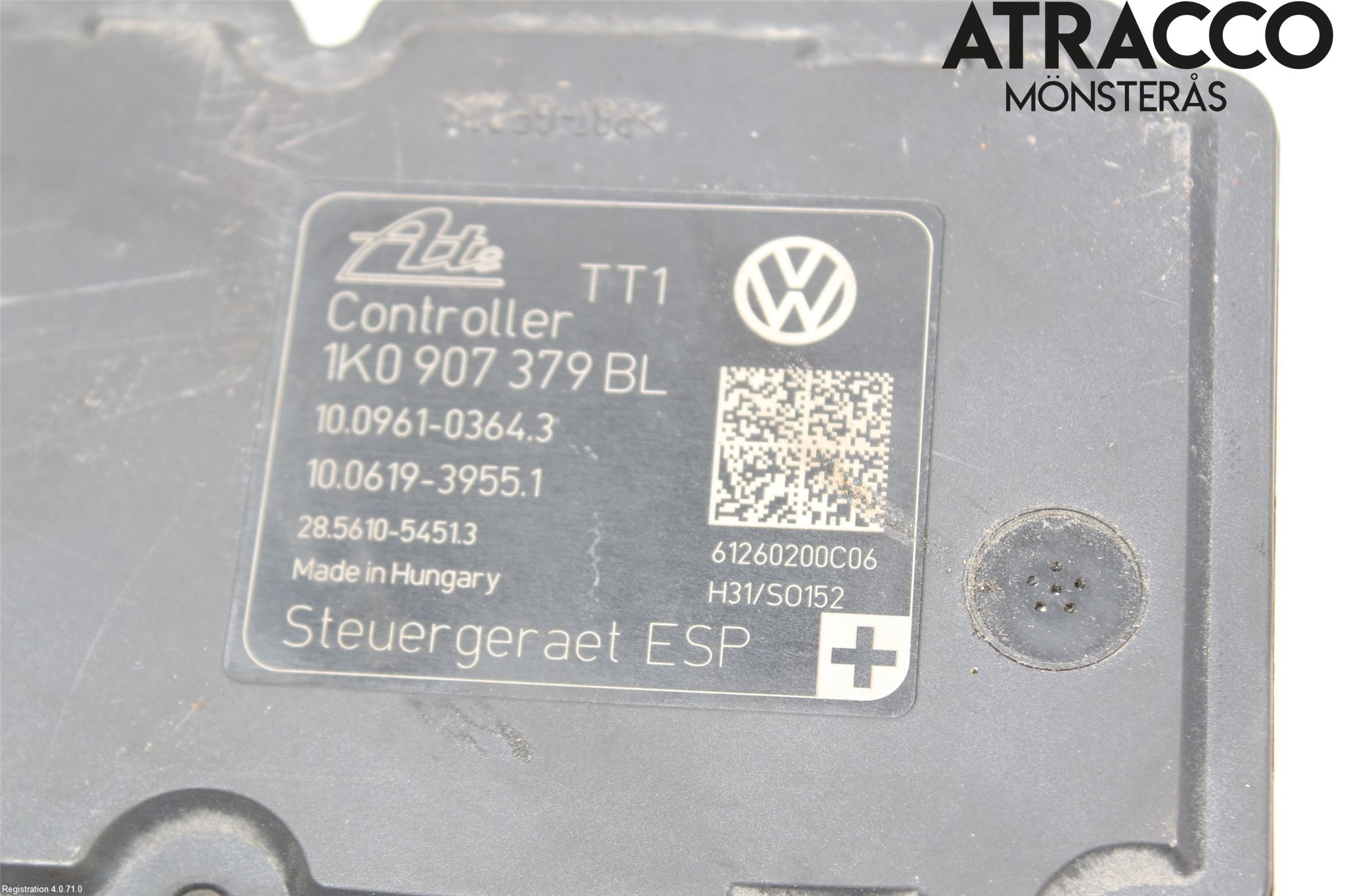 Volkswagen VW SCIROCCO 09-17 Abs Hydraulikkaggregat