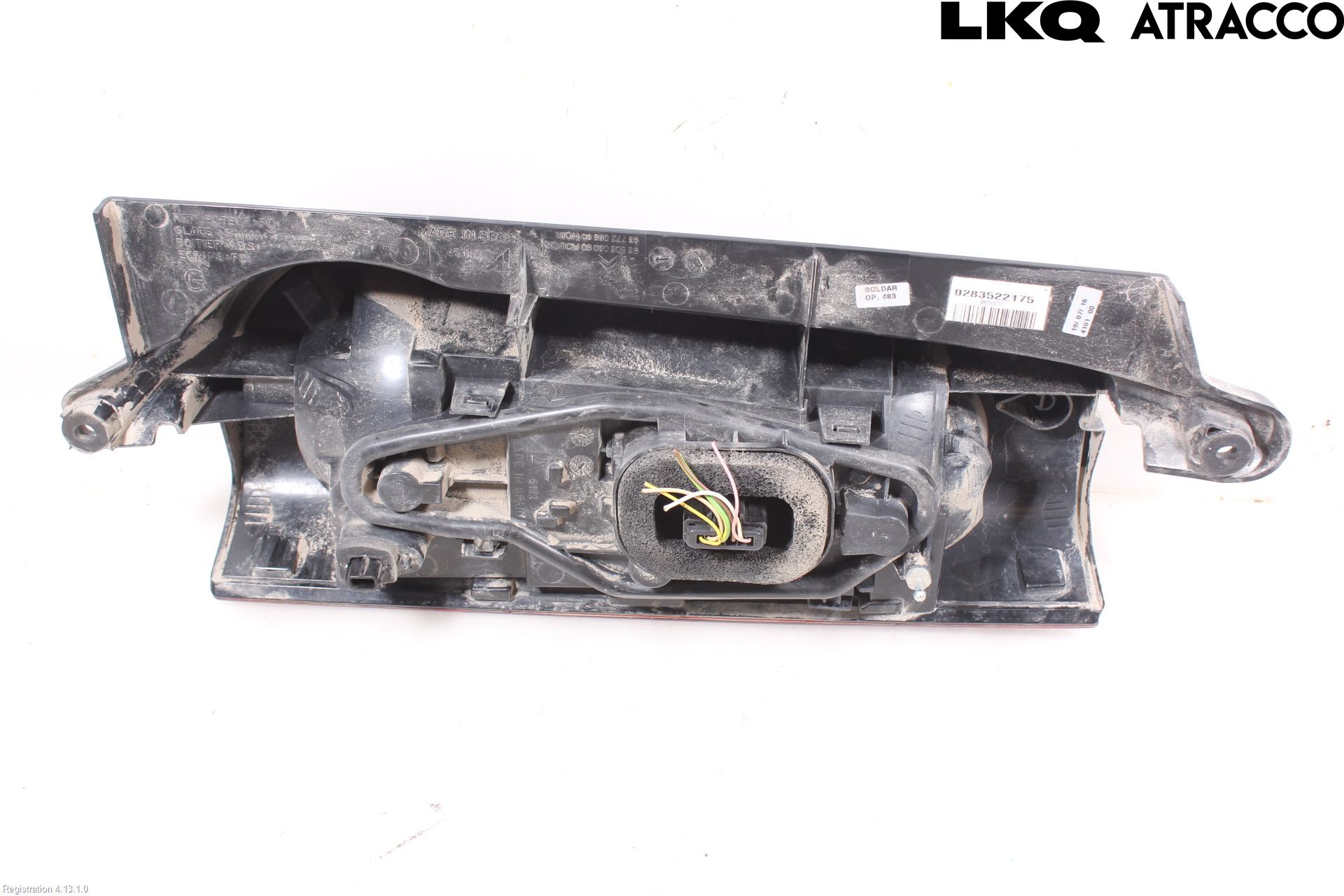 Citroen BERLINGO 08-18 Baklykt Venstre