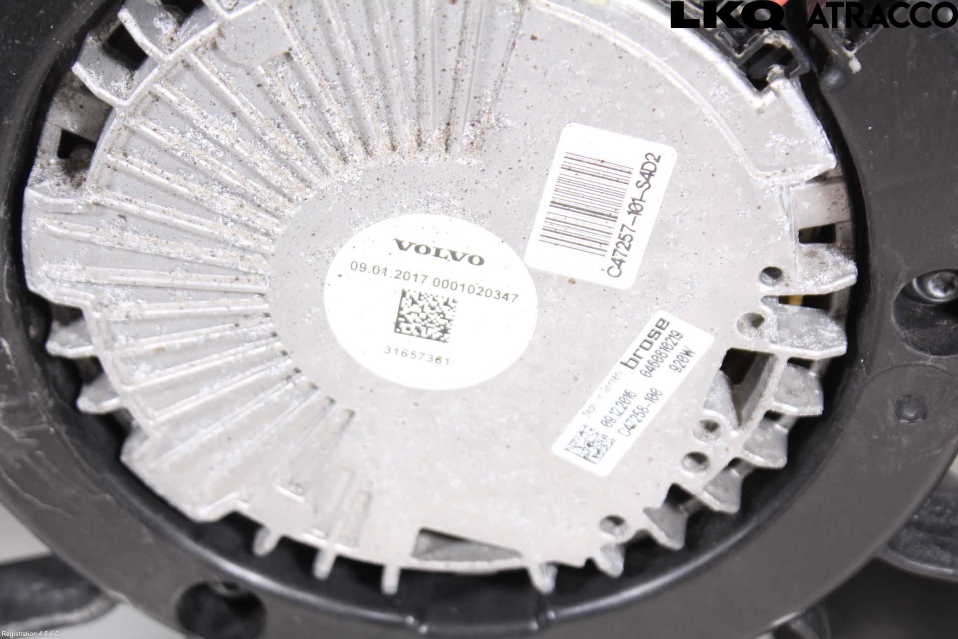 Volvo V90 17->> Kjølevifte Elektrisk