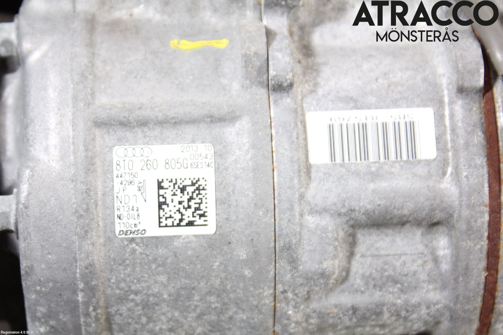 Audi A5 07-16 Varme Ac Kompressor