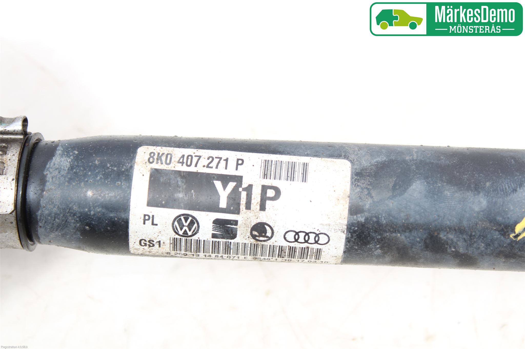 Audi A4/S4 08-11 Drivaksel Foran Kompl Venstre