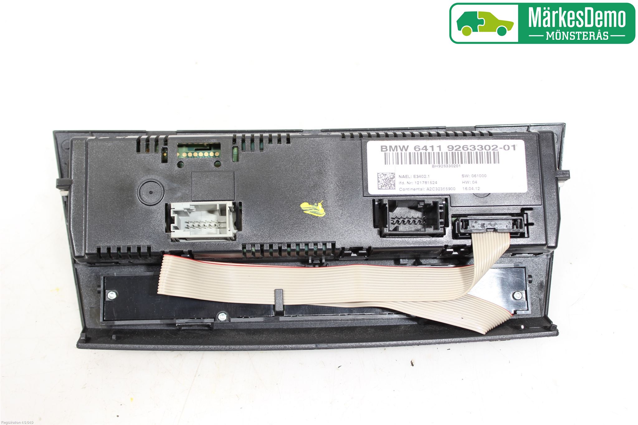 BMW 3 E90/91 SED/TOU 05-12 Varme Ac Betjening-Display