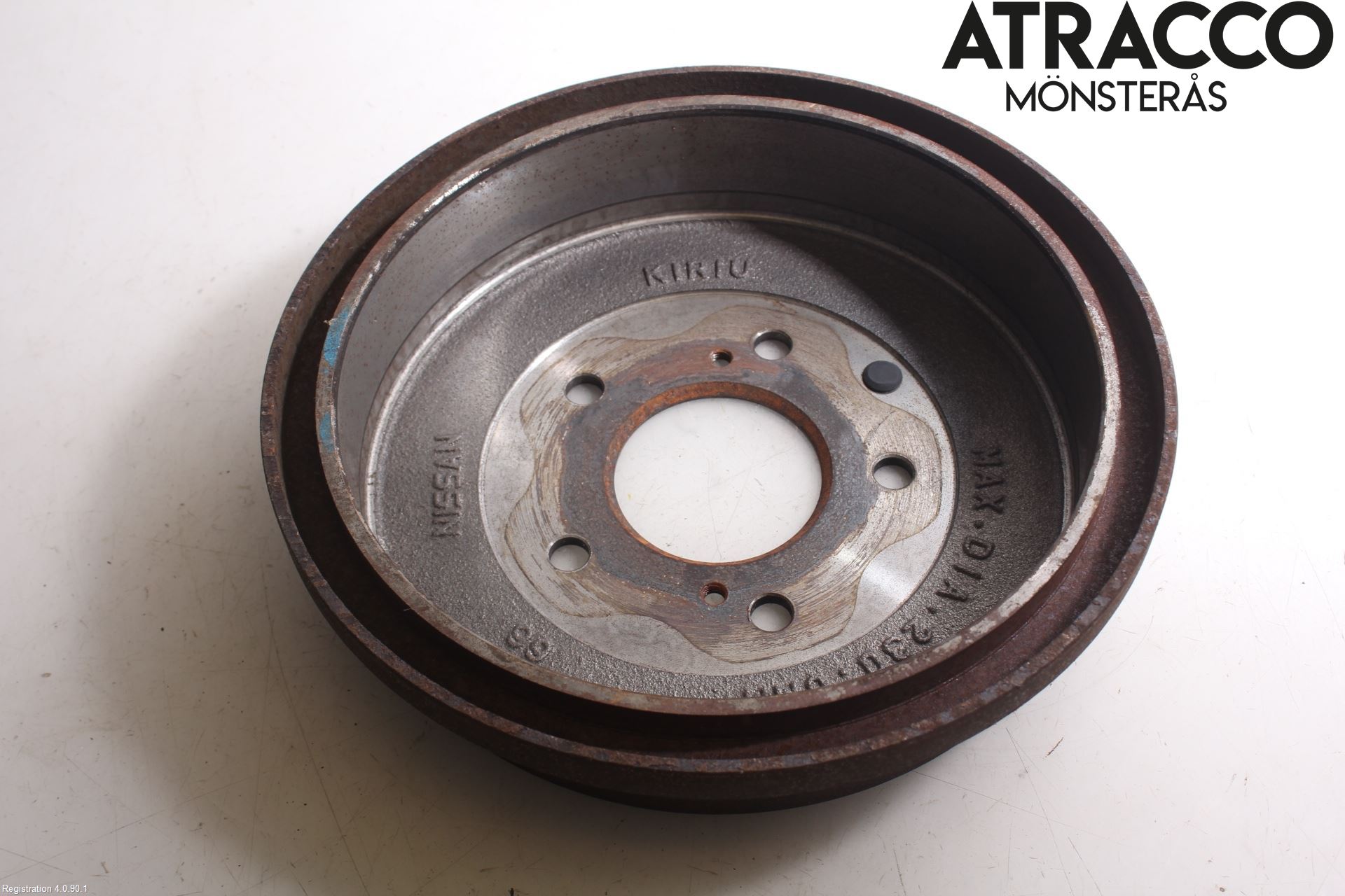 Nissan JUKE 14-19 Bremsetrommel Bak
