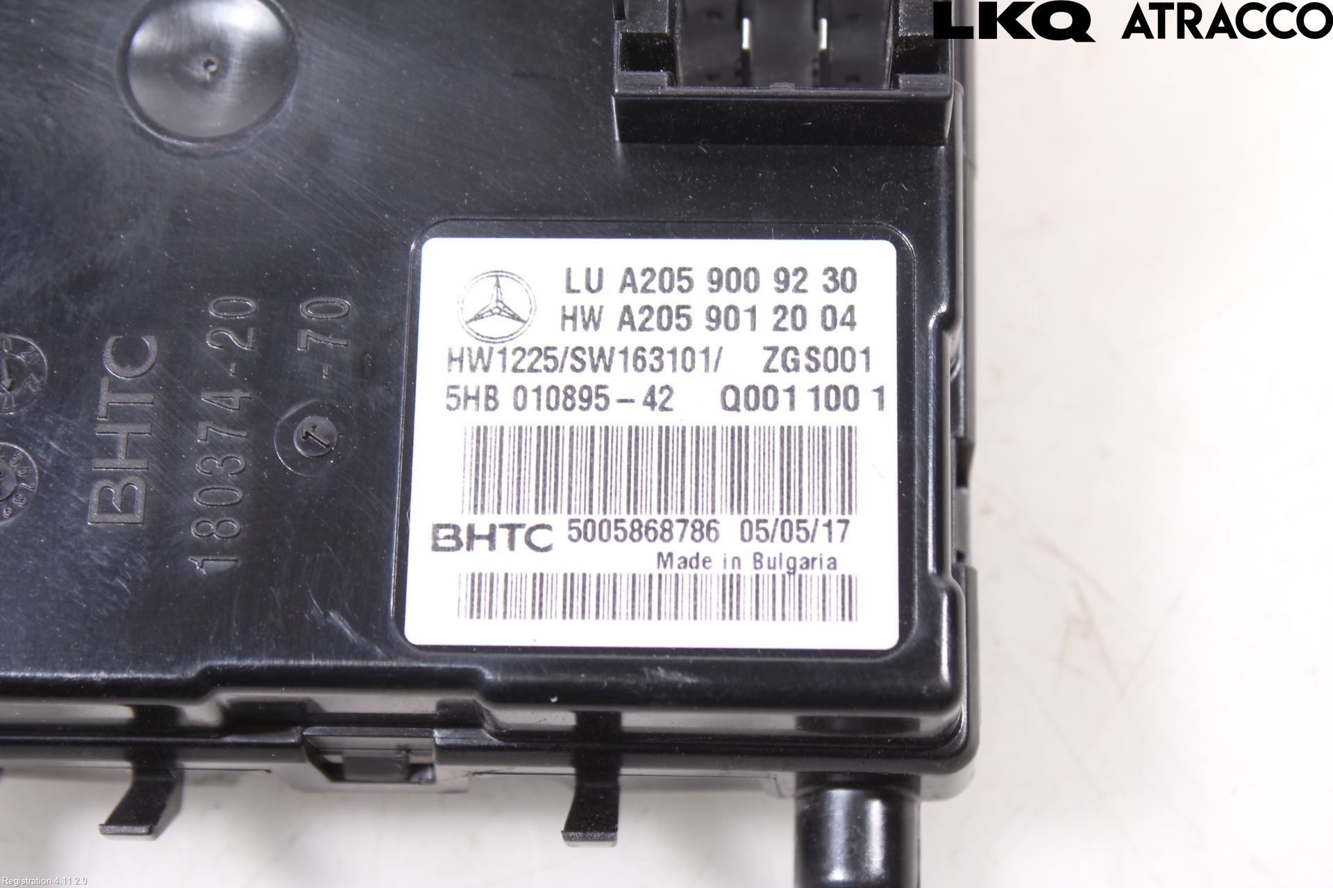 Mercedes-Benz MB GLC-KLASS (X253/C253) 15-22 Varme Ac Betjening-Display