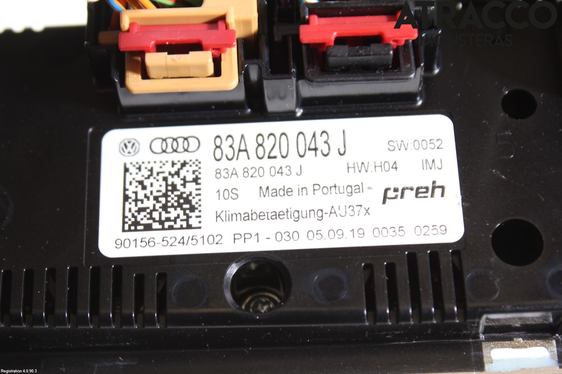 Audi A1 19- Varme Ac Betjening-Display