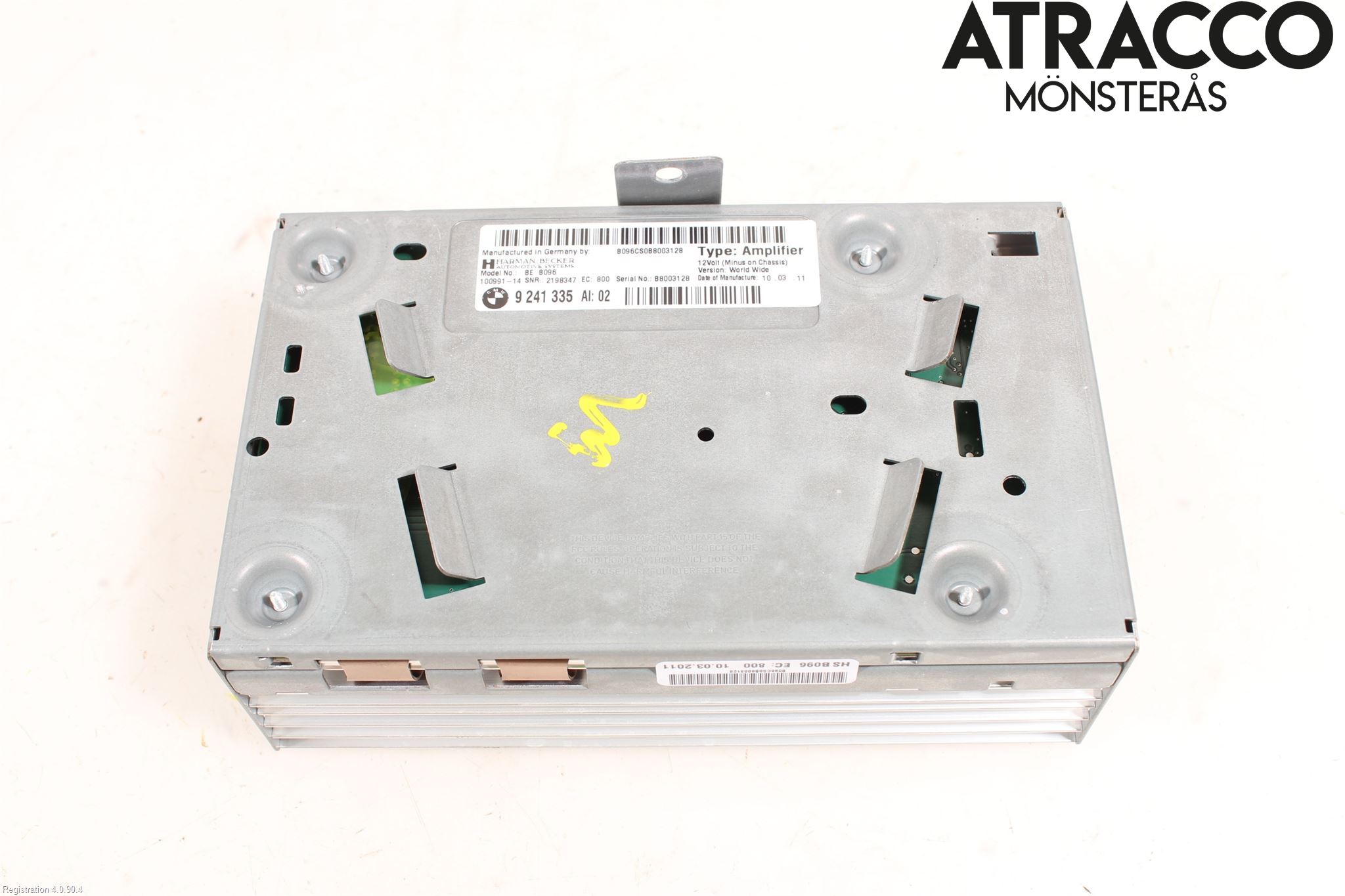 BMW 5 F10/F11/F18 09-17 Stereo Forsterker