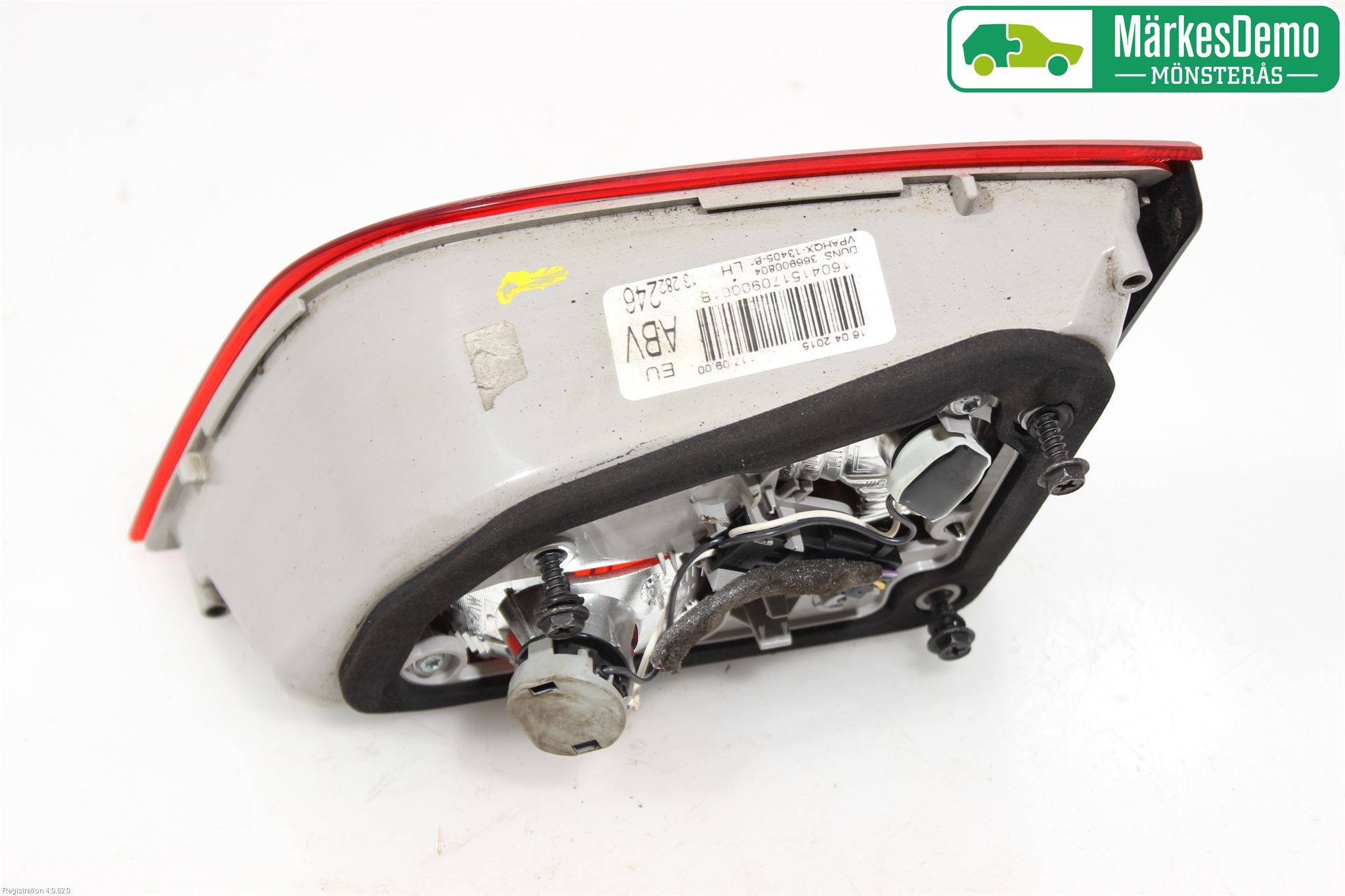 Opel ASTRA J 10-15 Baklykt Venstre  På Luke(Indre
