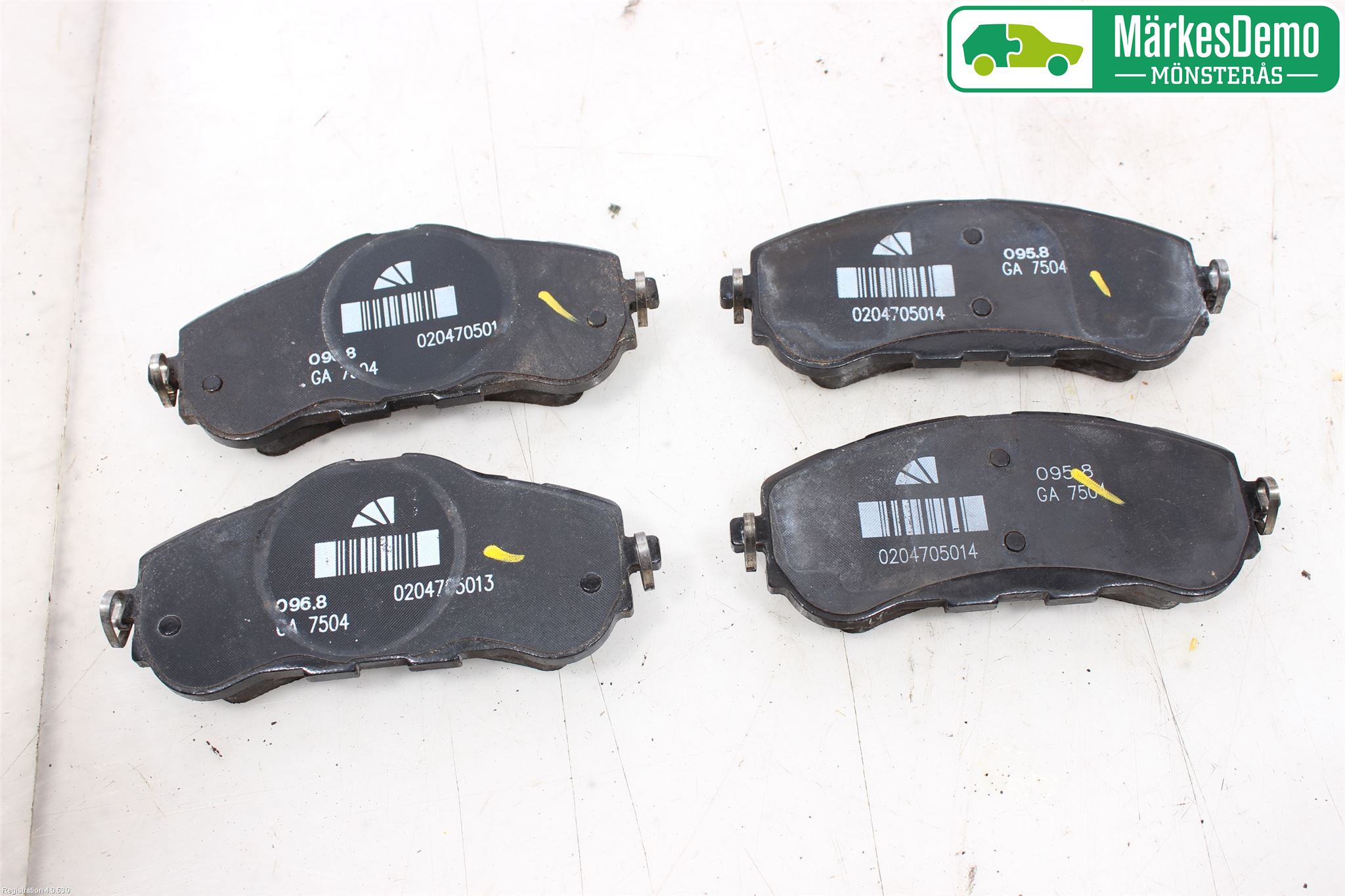 Peugeot 308 14-21 Bremsebelegg Foran