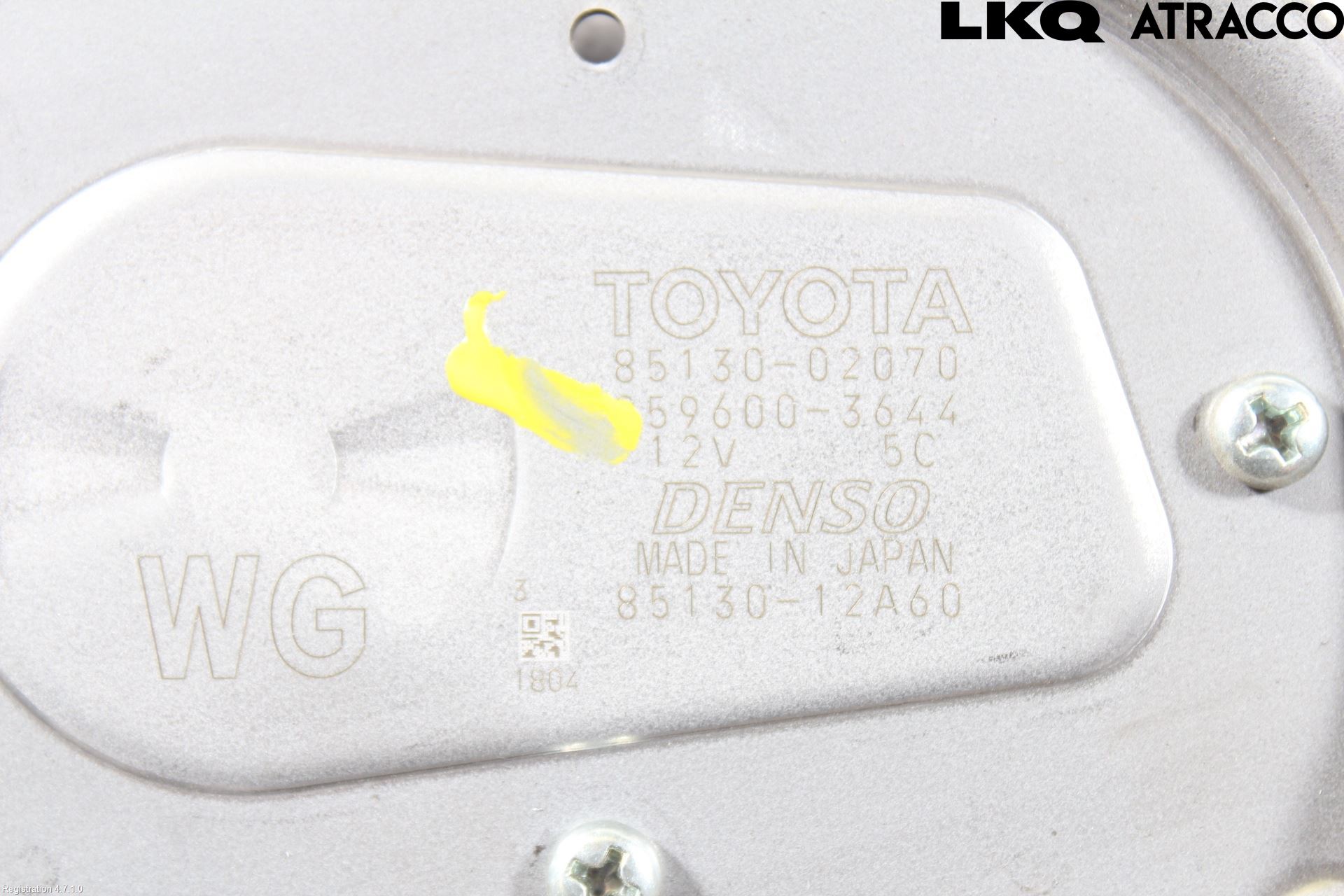 Toyota COROLLA 19- Viskermotor Bakluke