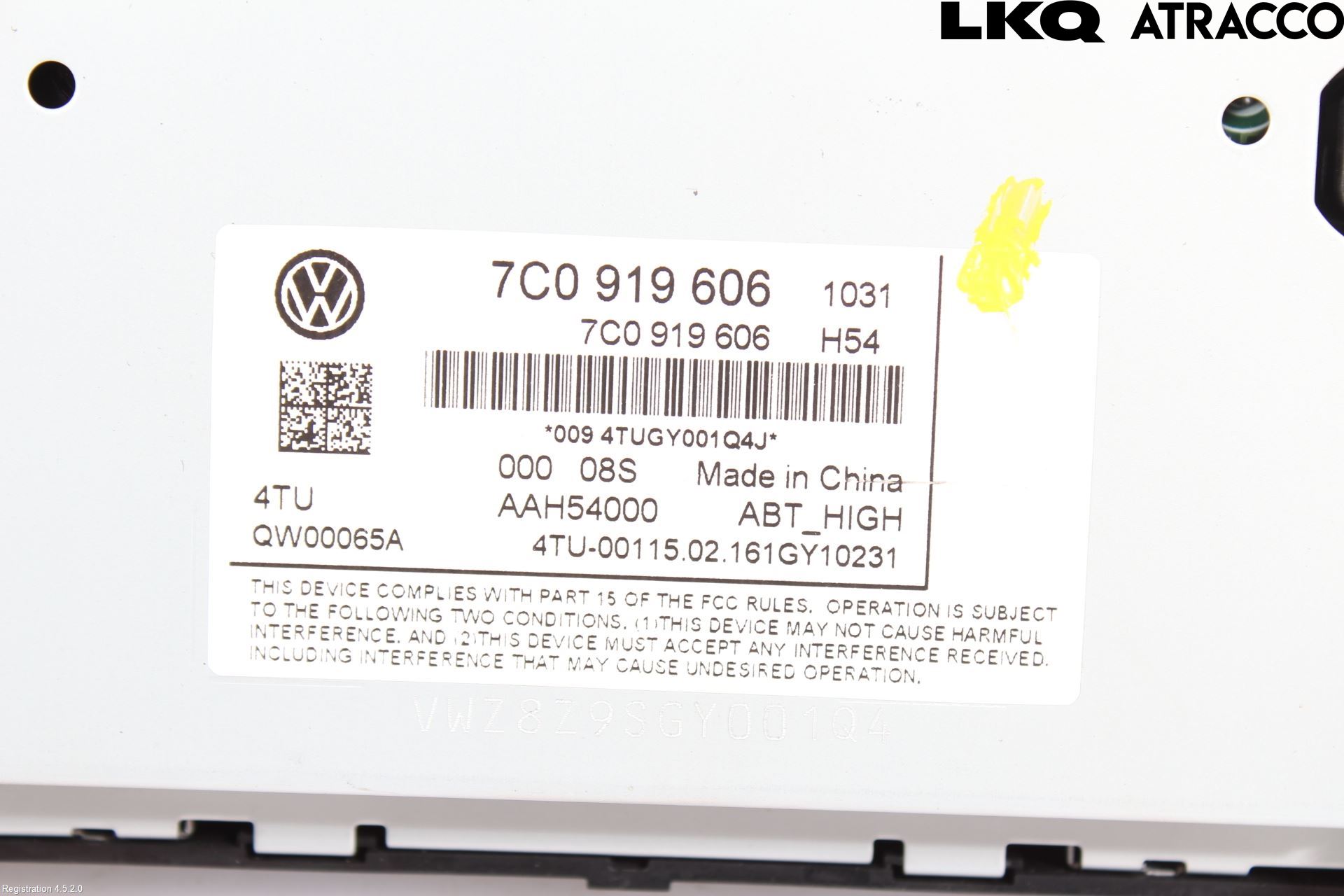Volkswagen VW TIGUAN 16-24 Stereo Radio Med Cd