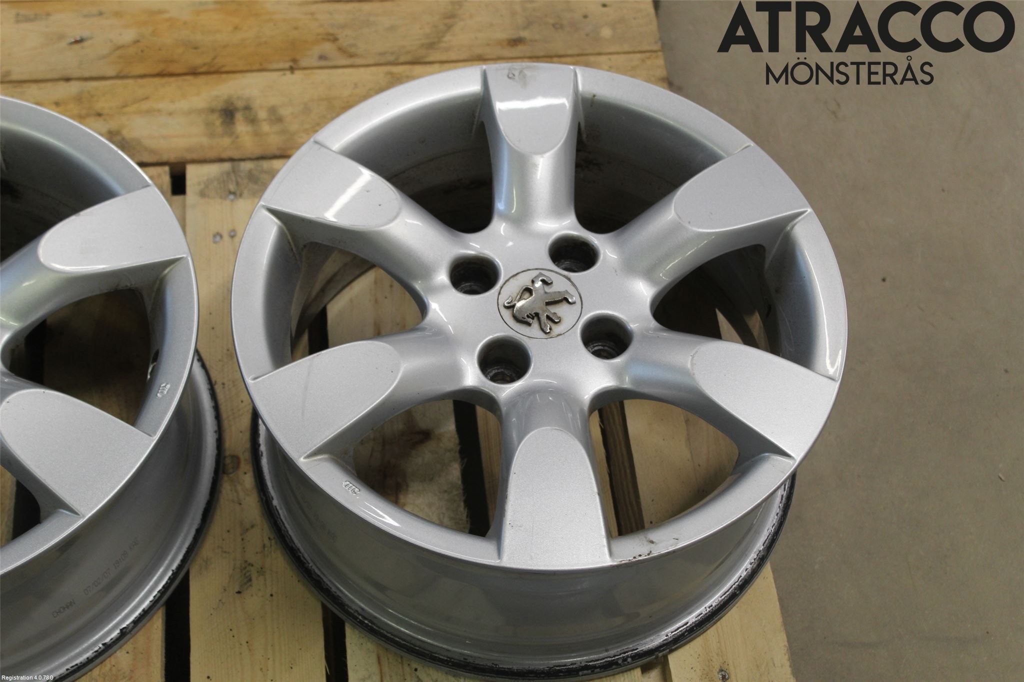 Peugeot 307     05-08 Felg Aluminium Sett 4Stk