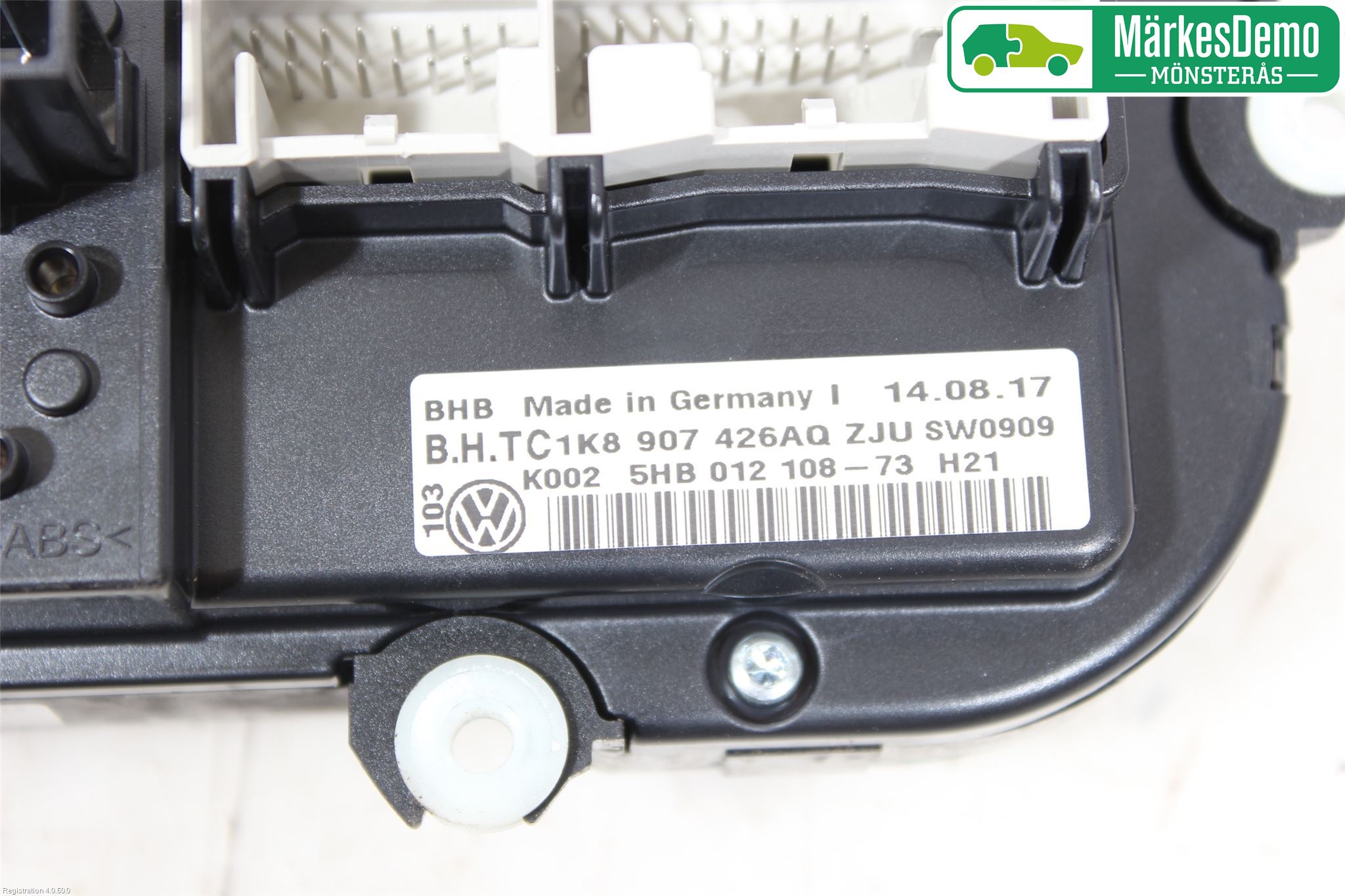 Volkswagen VW CADDY 16-20 Varme Ac Betjening-Display