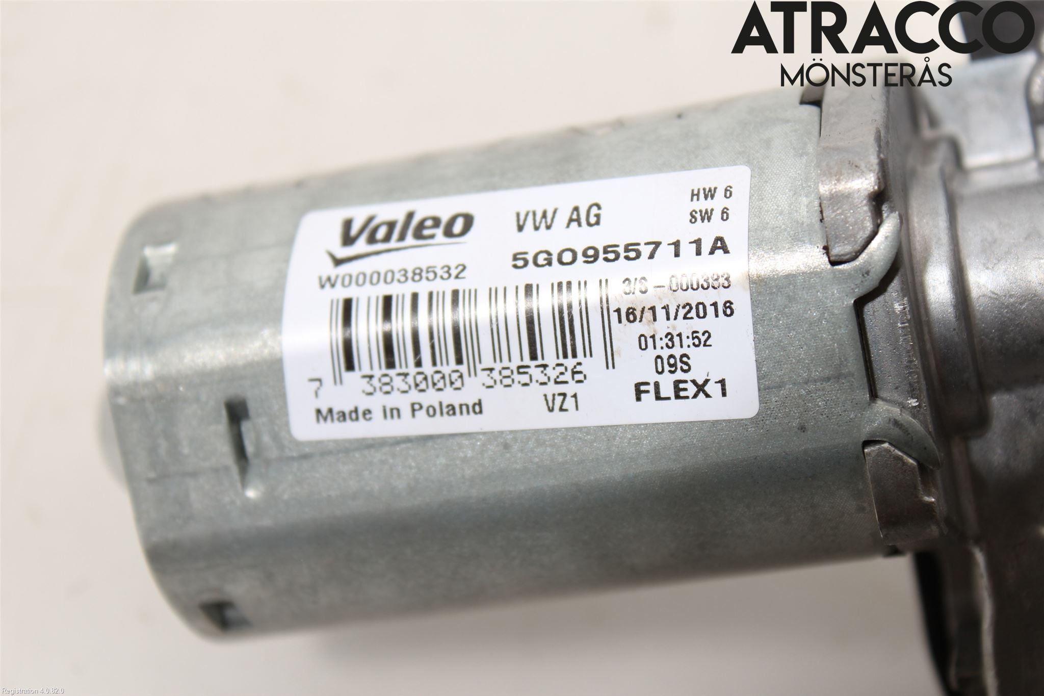 Volkswagen VW PASSAT 15-19 Viskermotor Bakluke
