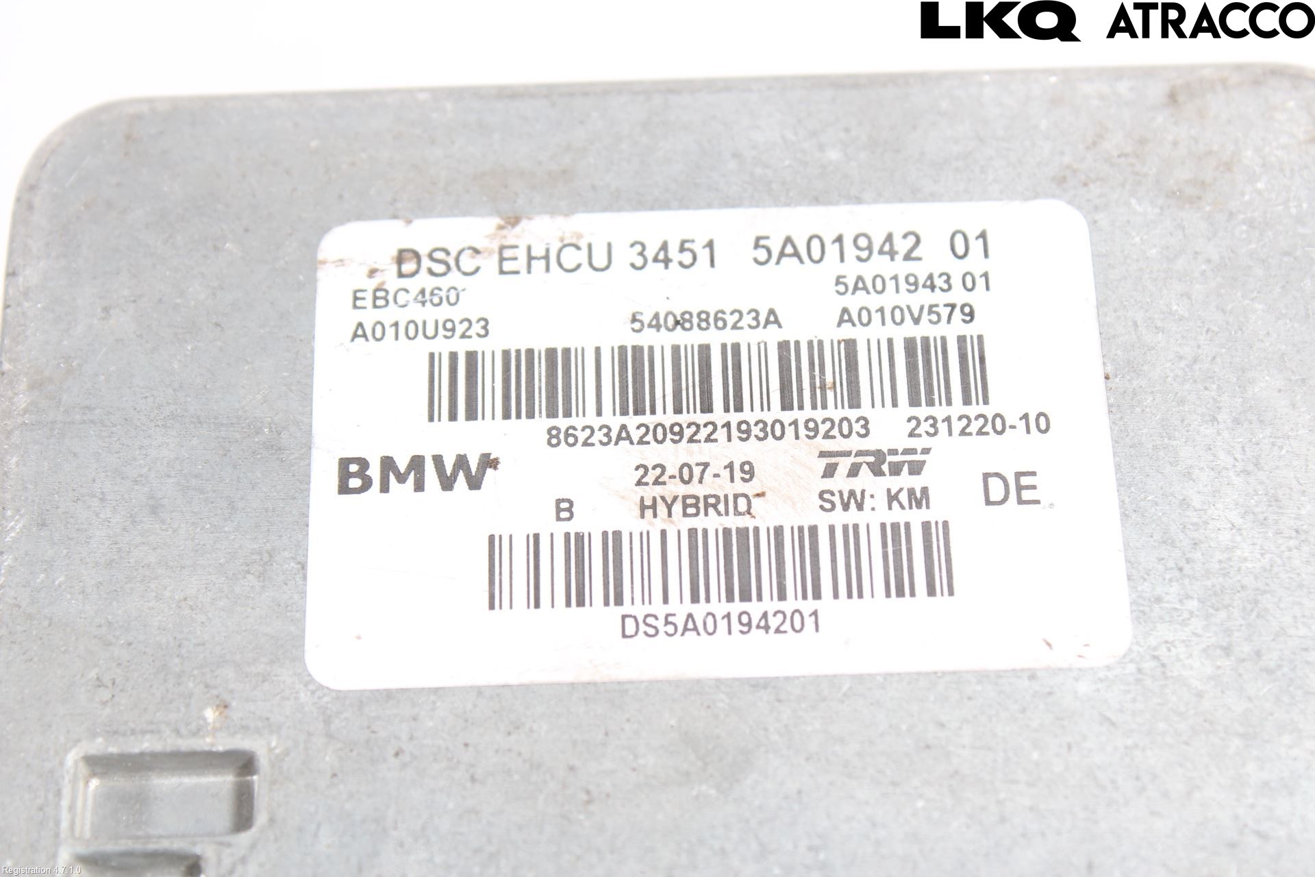 BMW 5 G30/G31/F90 17-23 Abs Hydraulikkaggregat