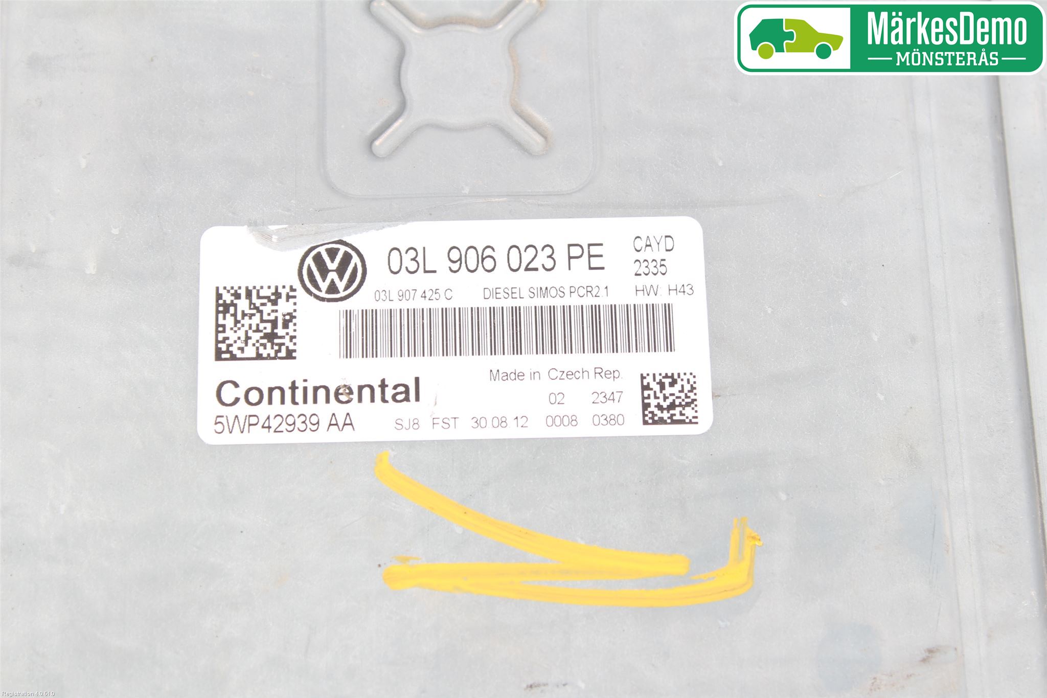 Volkswagen VW CADDY 11-15 Styreenhet Dieselpumpe