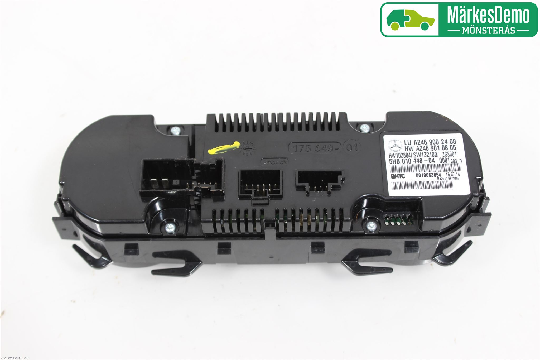 Mercedes-Benz MB B-KLASS (W246/W242) 12-19 Varme Ac Betjening-Display