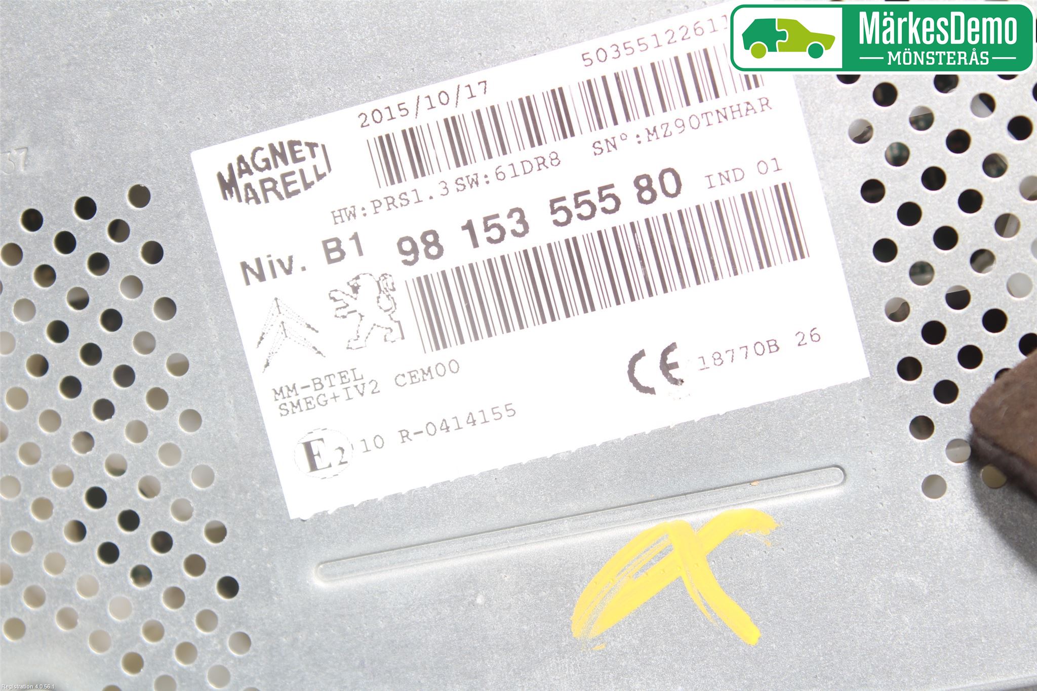 Citroen BERLINGO 08-18 Stereo Radio