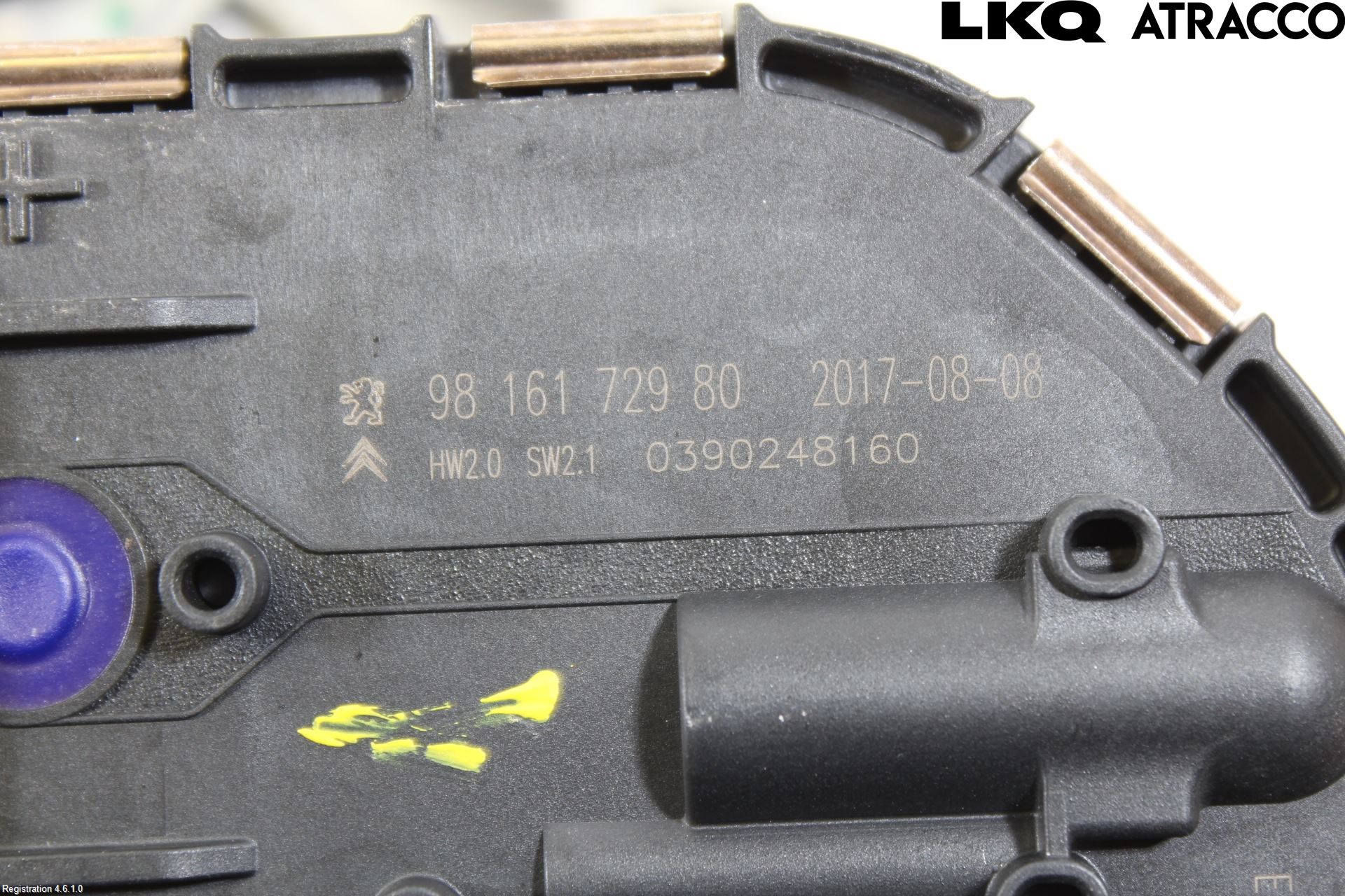 Citroen C4 GRAND PICASSO 14-18 Viskermotor Frontrute