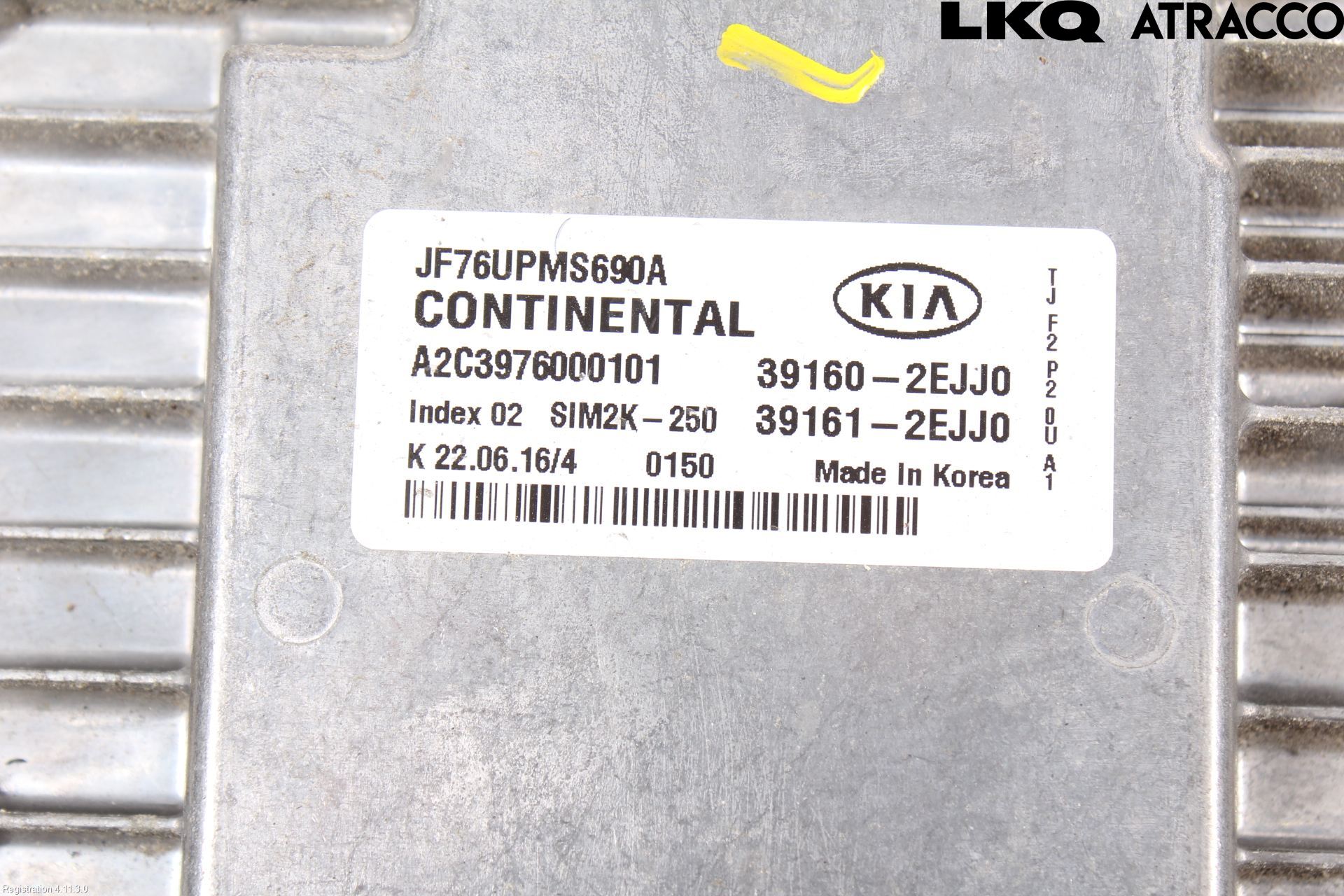Kia OPTIMA 16-20 Styreenhet Innsprøytning