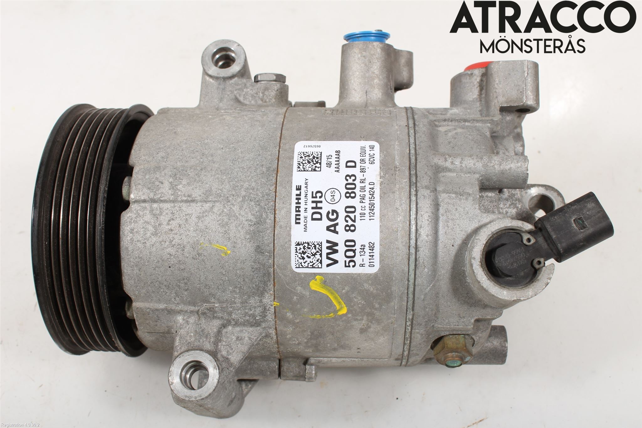 Volkswagen VW GOLF / E-GOLF VII 13-20 Varme Ac Kompressor
