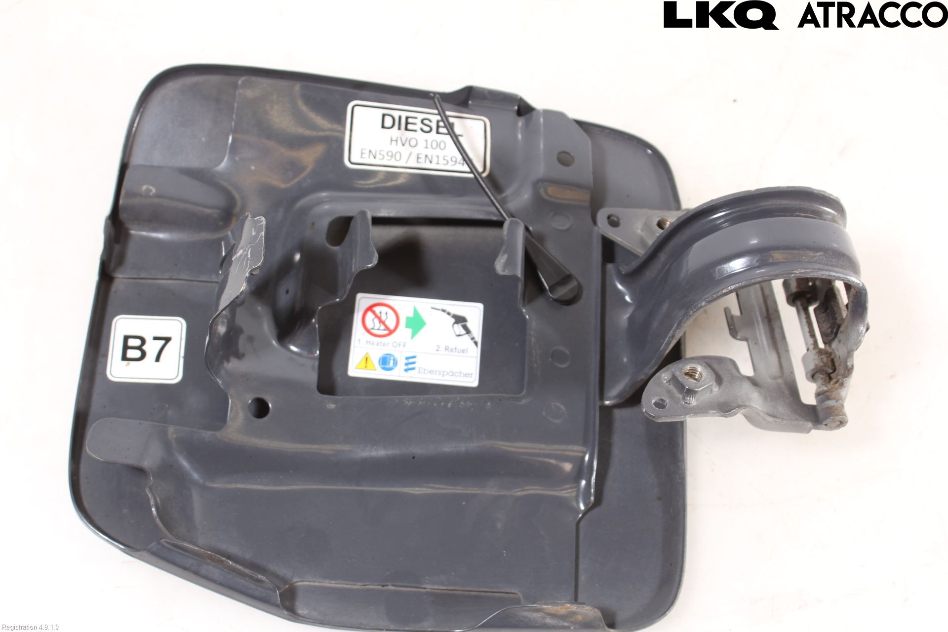 Isuzu D-MAX Drivstoff Tankluke