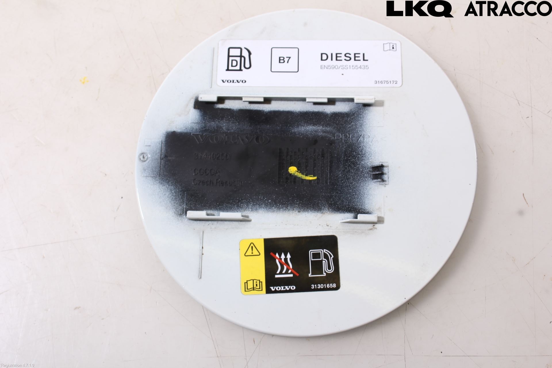 Volvo XC60 14-17 Drivstoff Tankluke