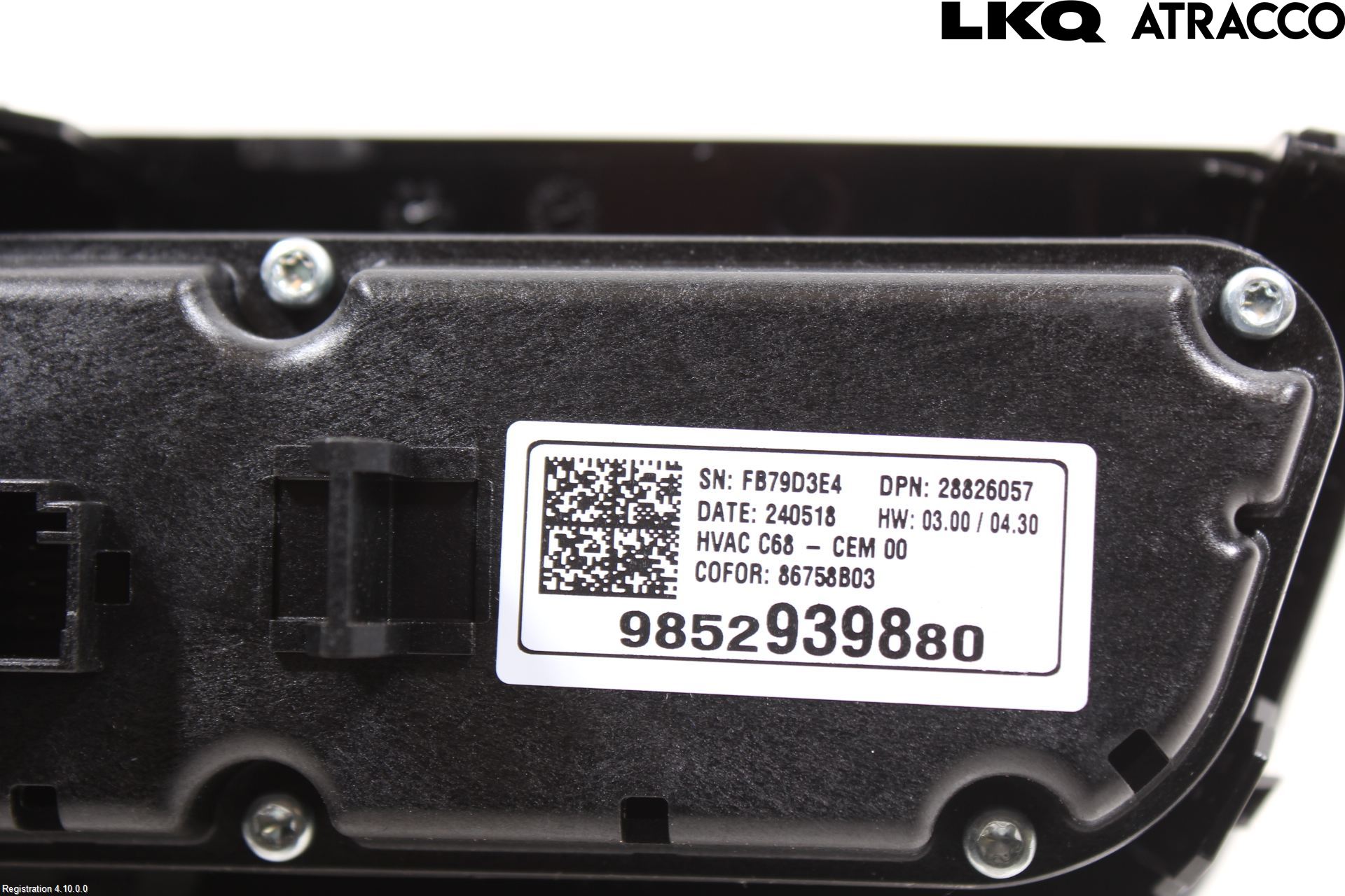 Opel CORSA F, CORSA-E 20- Varme Ac Betjening-Display