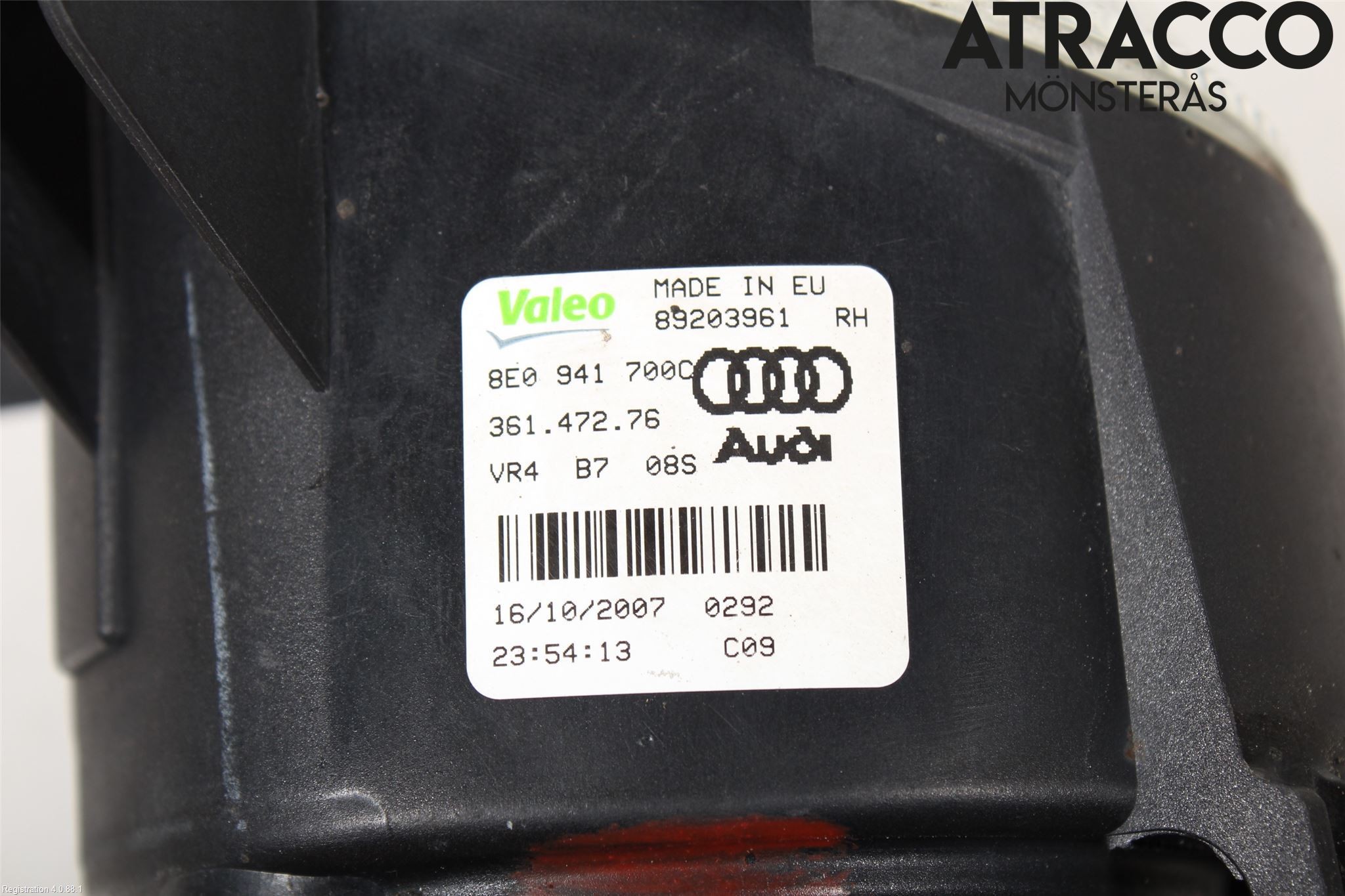 Audi A4/S4 05-07 Frontlykt-Kurve-Tåkelys