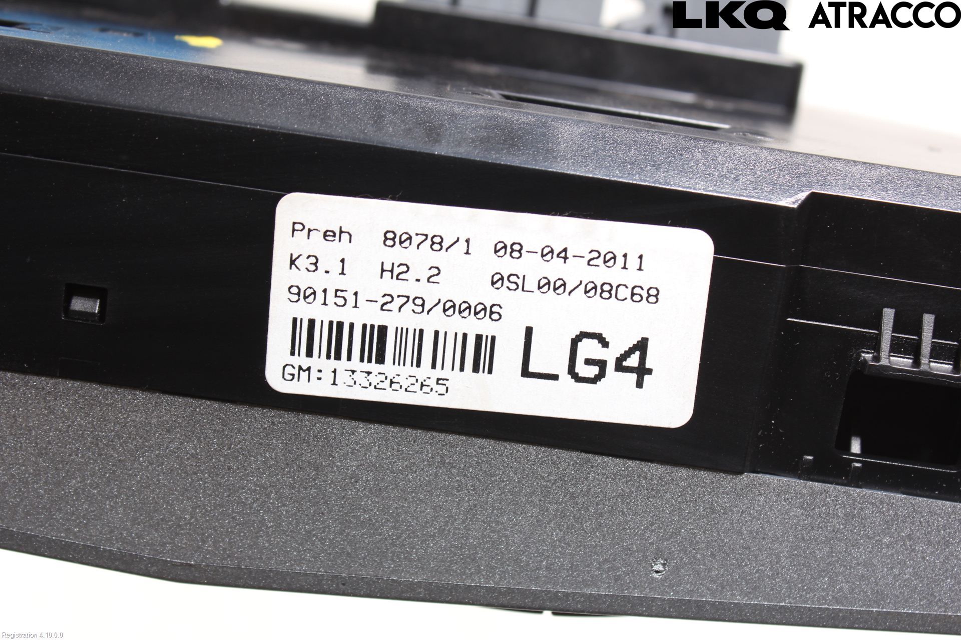 Opel CORSA D 07-14 Varme Ac Betjening-Display