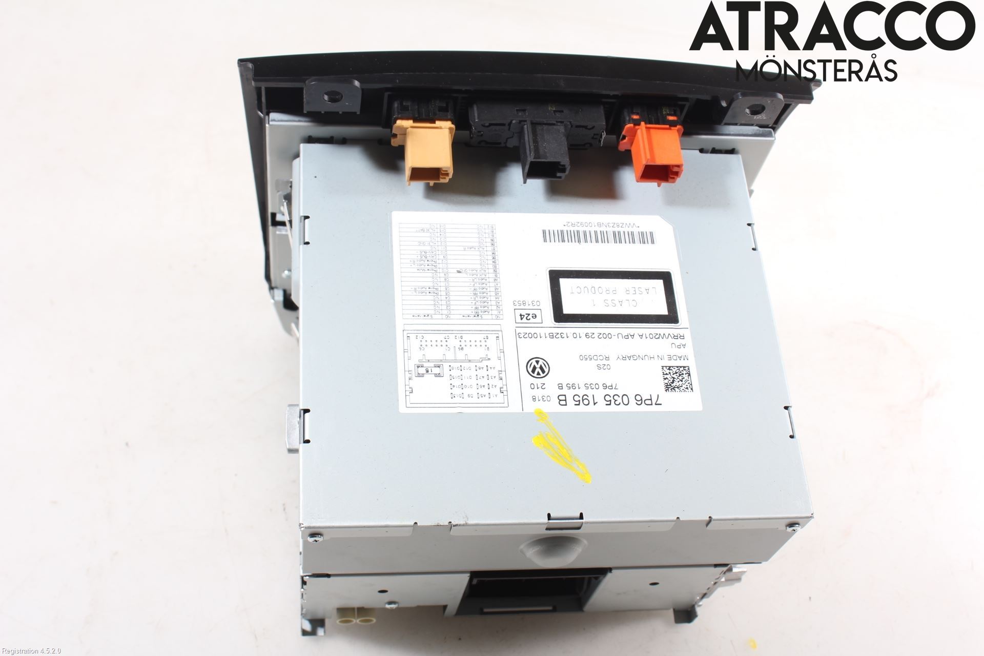 Volkswagen VW TOUAREG 7P 11-18 Stereo Radio Med Cd