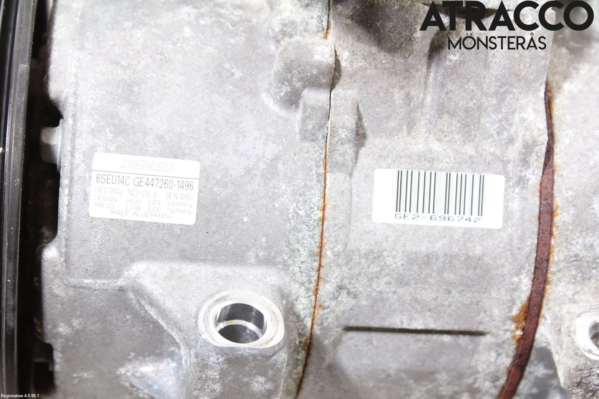 Toyota AVENSIS 09-15 Varme Ac Kompressor