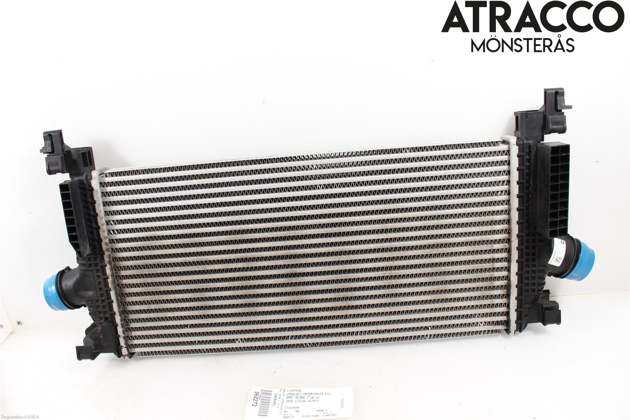 Opel ASTRA J 10-15 Intercooler Radiator