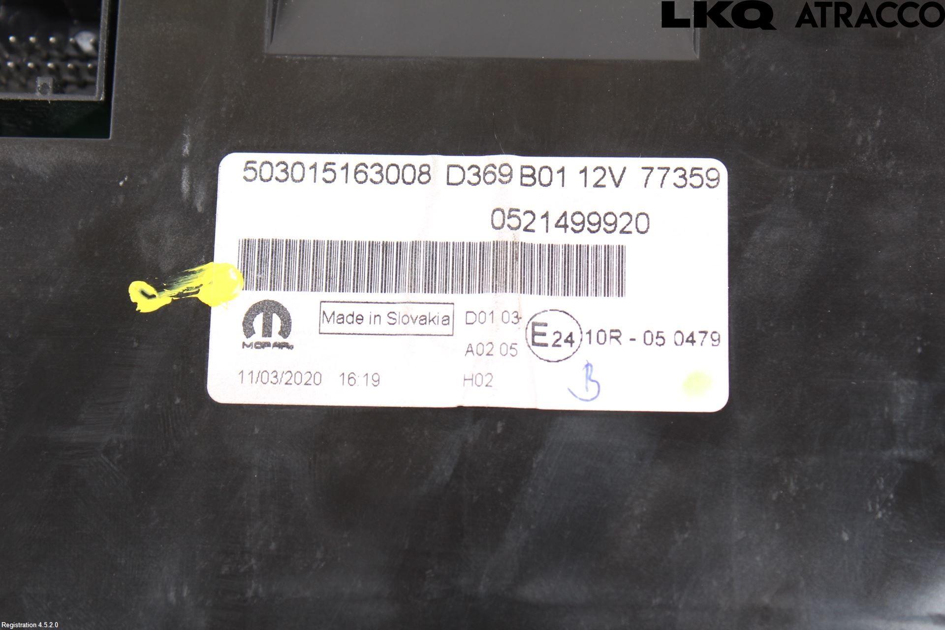 Fiat DOBLO CARGO Instr Kombinert