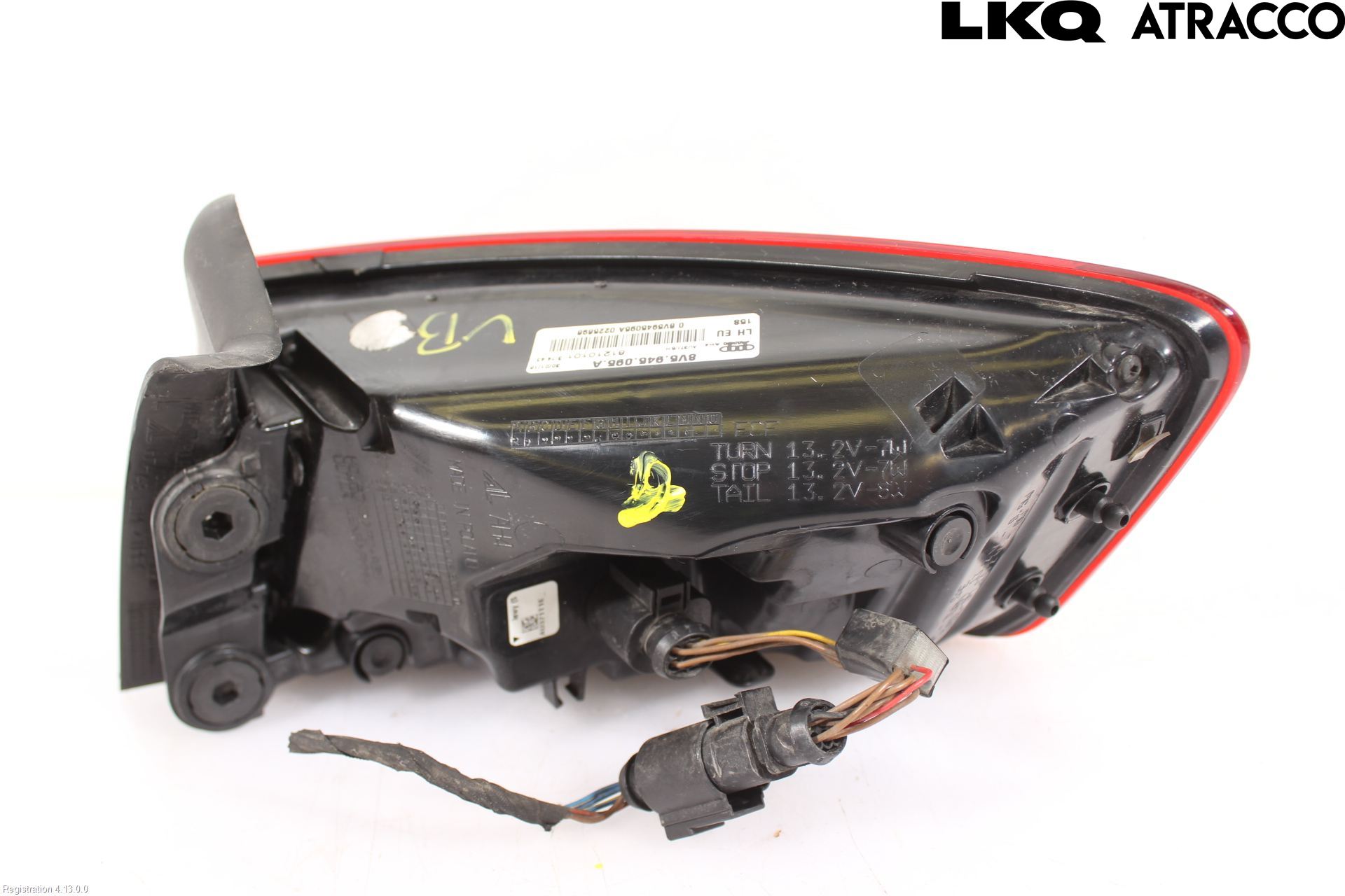 Audi A3/S3 8V 13-20 Baklykt Venstre