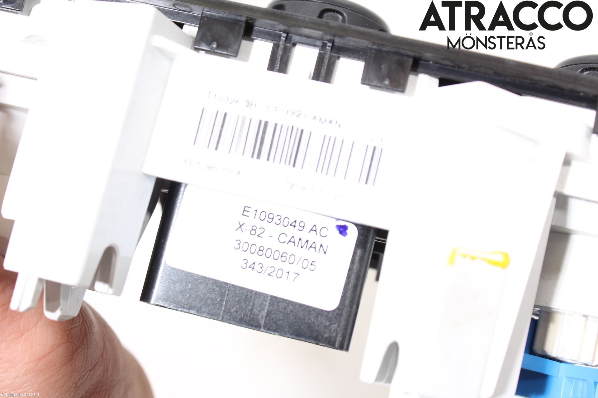Renault TRAFIC/E-TECH 15- Varme Ac Betjening-Display