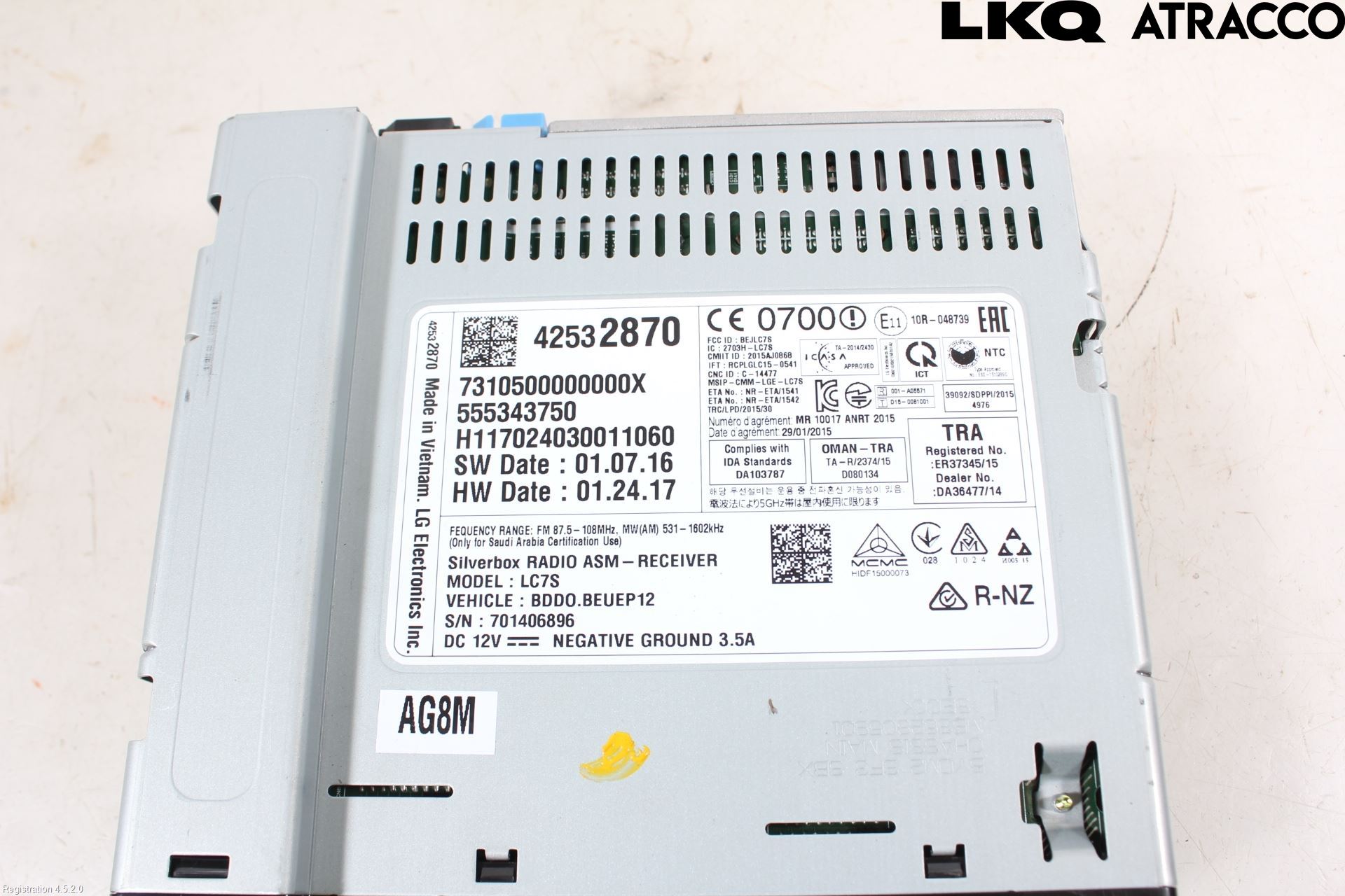 Opel ASTRA K 16-22 Stereo Radio