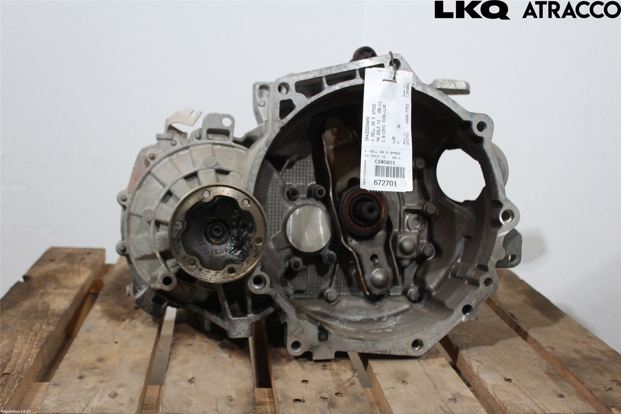 Volkswagen VW GOLF VI 09-13 Gearkasse 5 Trinn