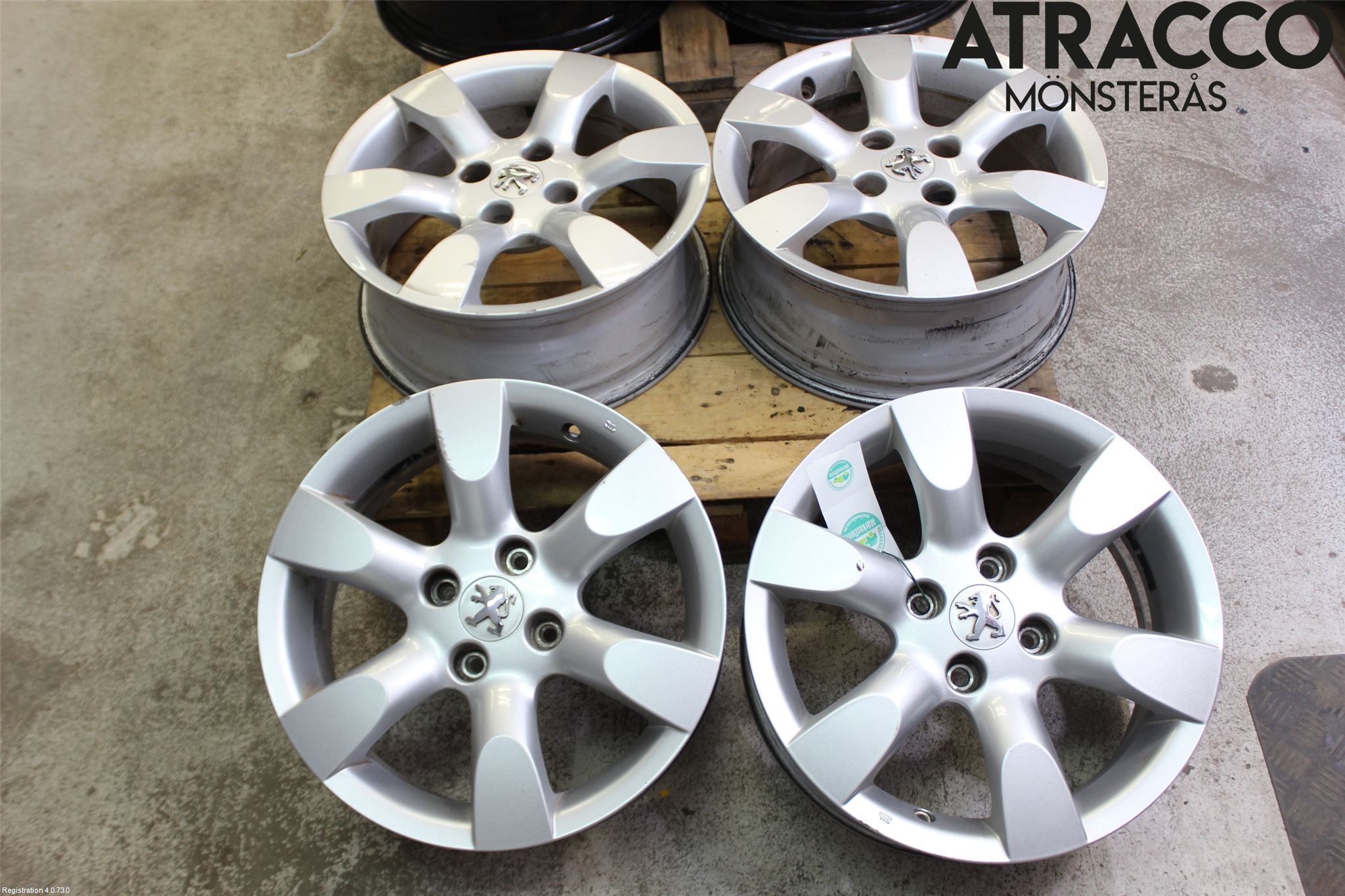 Peugeot 307     05-08 Felg Aluminium Sett 4Stk
