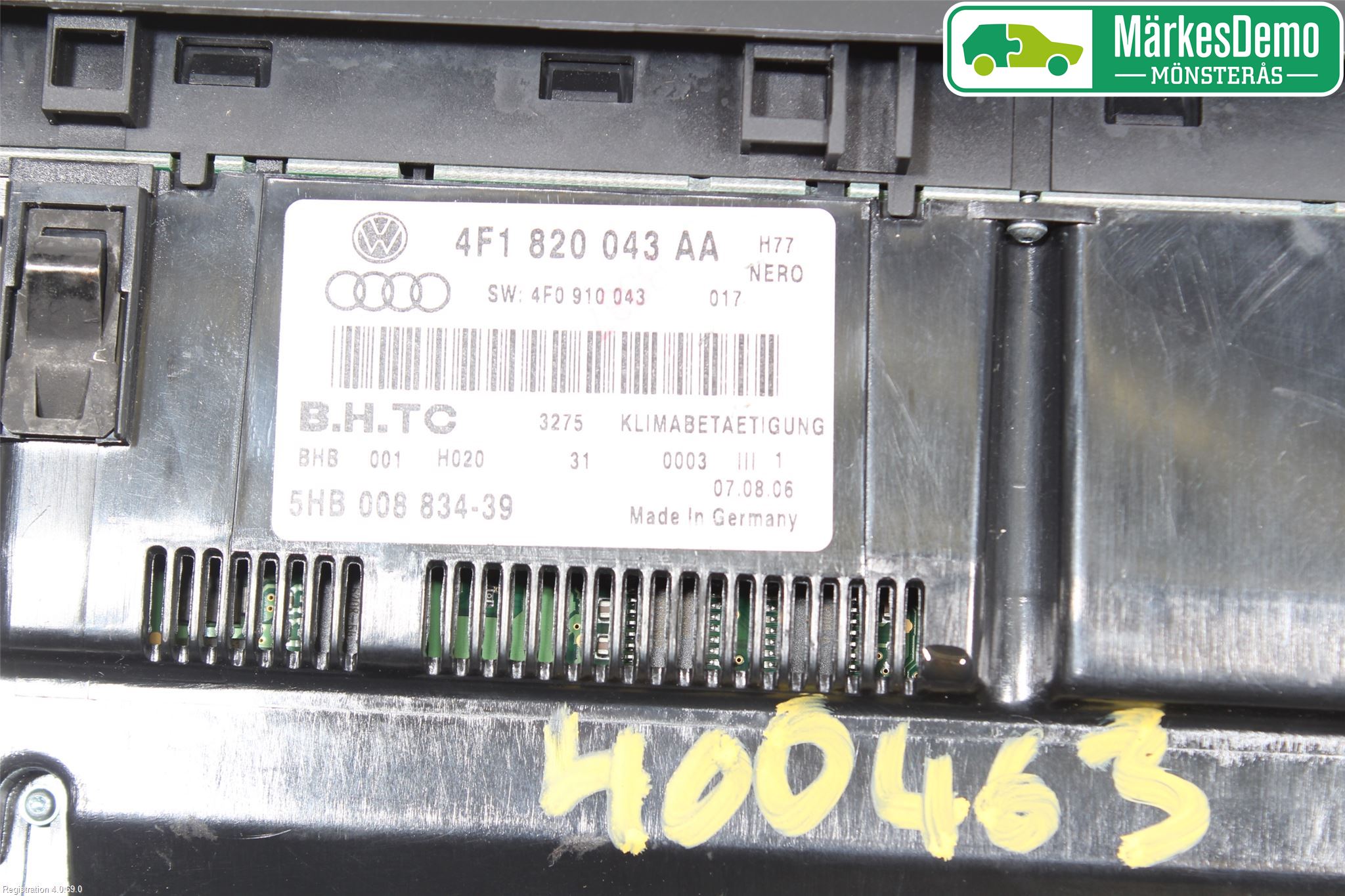 Audi A6/S6     05-11 Varme Ac Betjening-Display