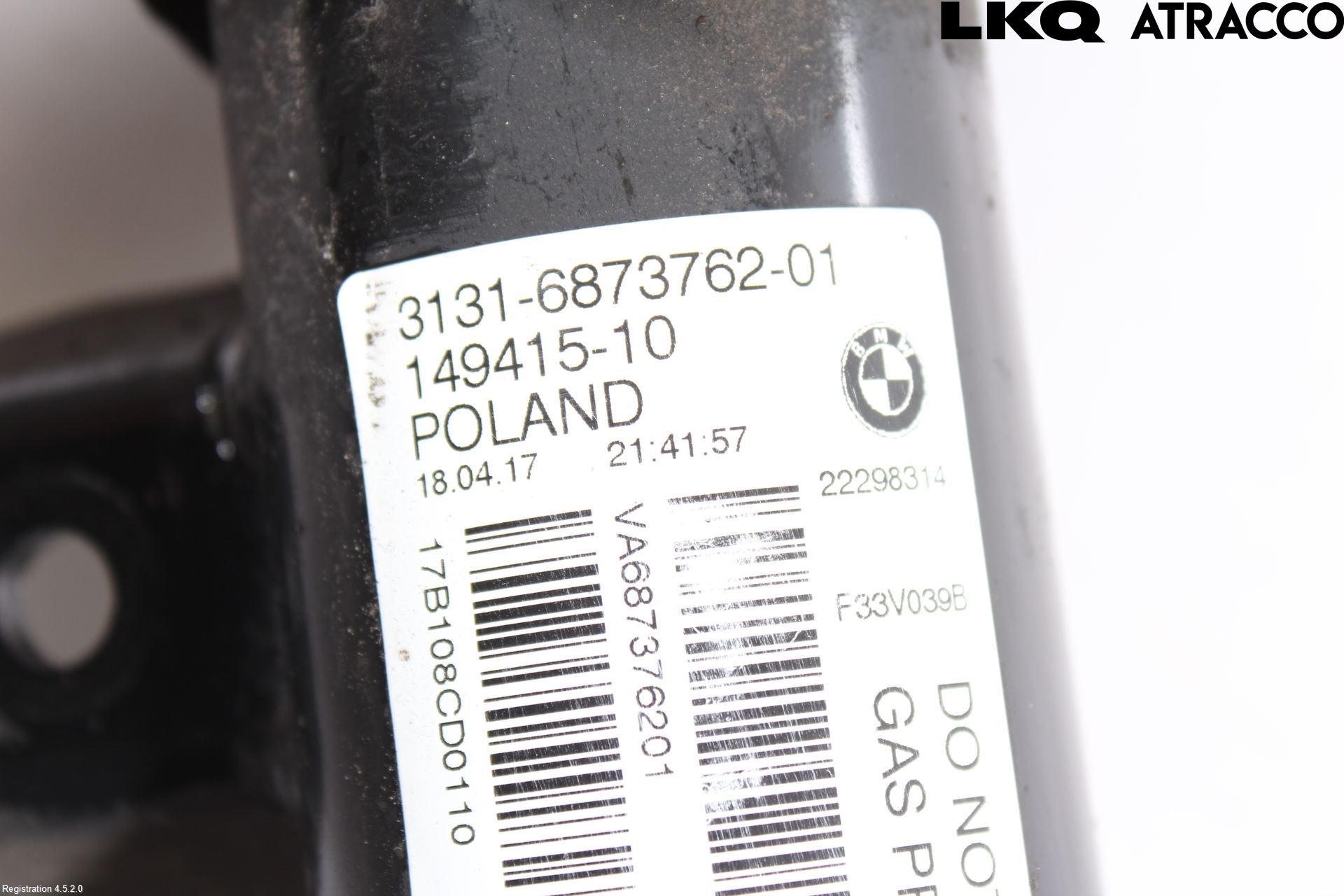 BMW 4 F32/F33/F82/F83 13-20 Fjærbein Foran Venstre