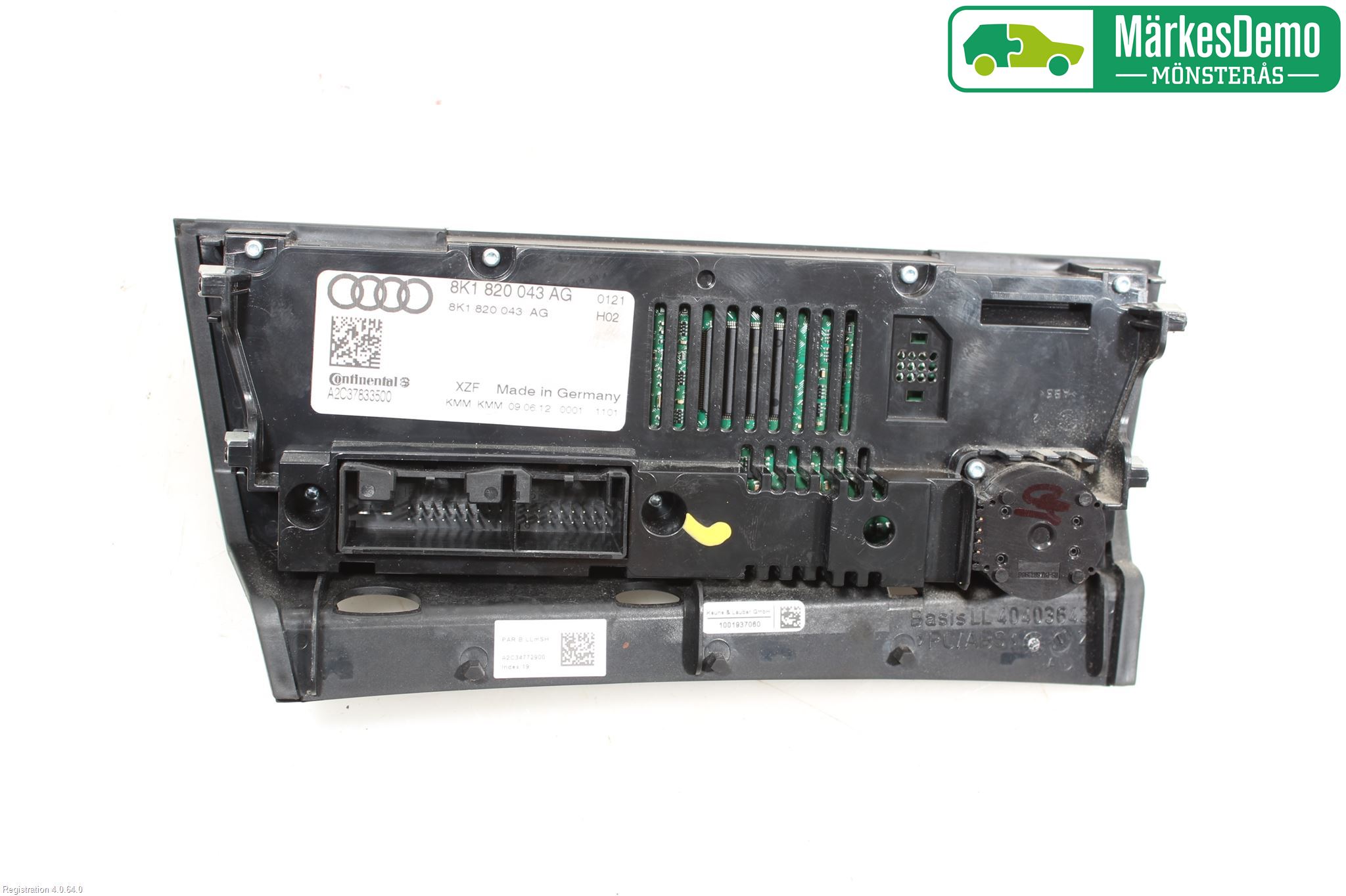 Audi A4 12-15 Varme Ac Betjening-Display